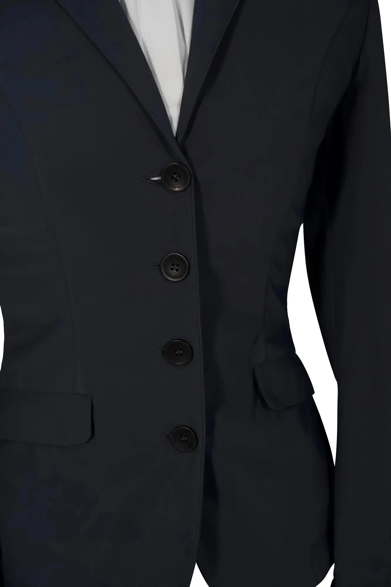Grand Prix Saltare Dolce 4 Button Riding Show Jacket, Anthracite - Image 3