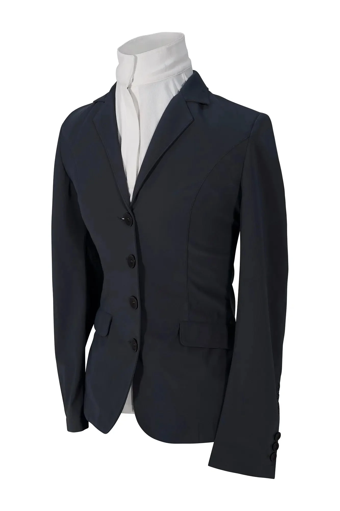 Grand Prix Saltare Dolce 4 Button Riding Show Jacket, Anthracite - Image 7