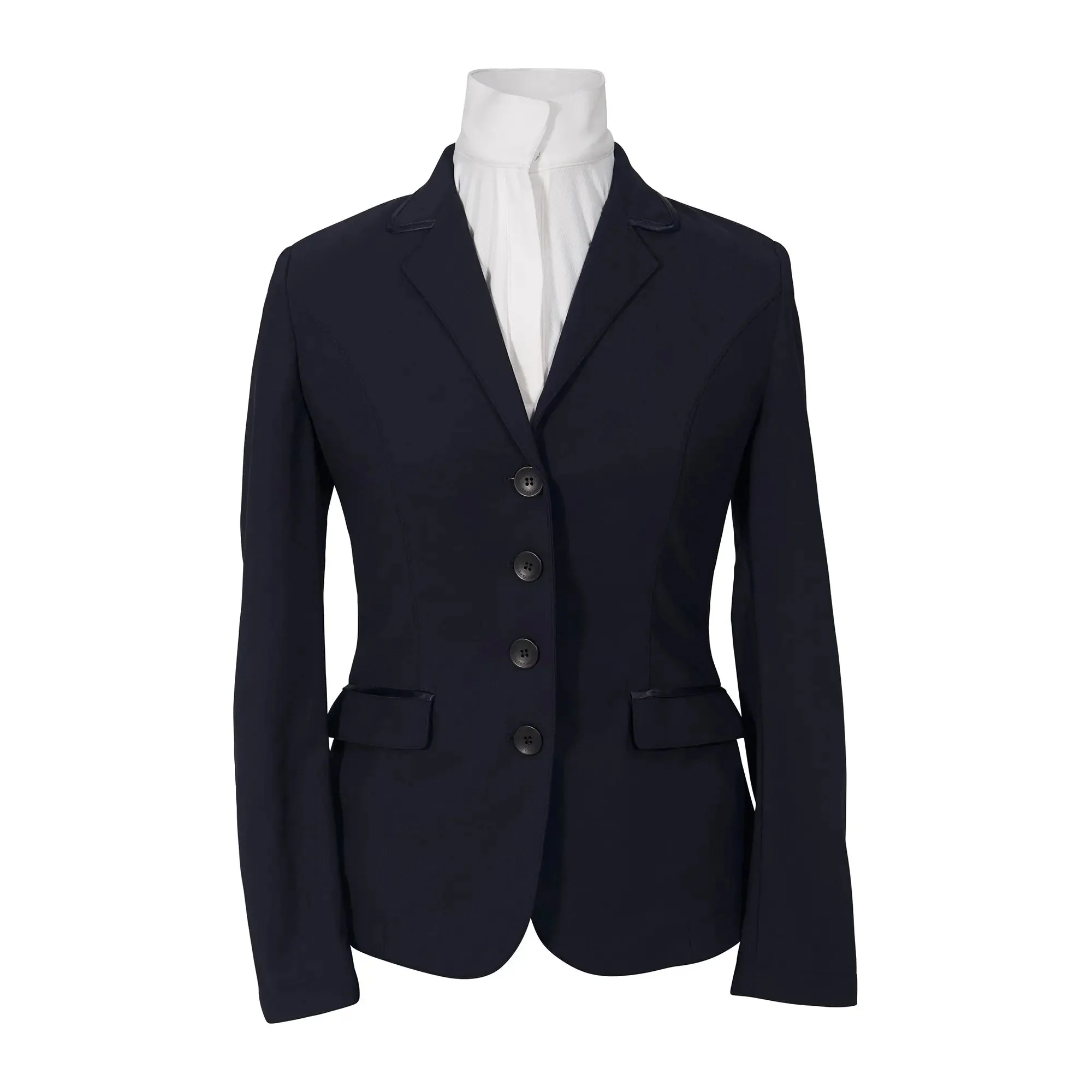 Grand Prix Saltare Dolce 4 Button Riding Show Jacket, Navy - Image 2
