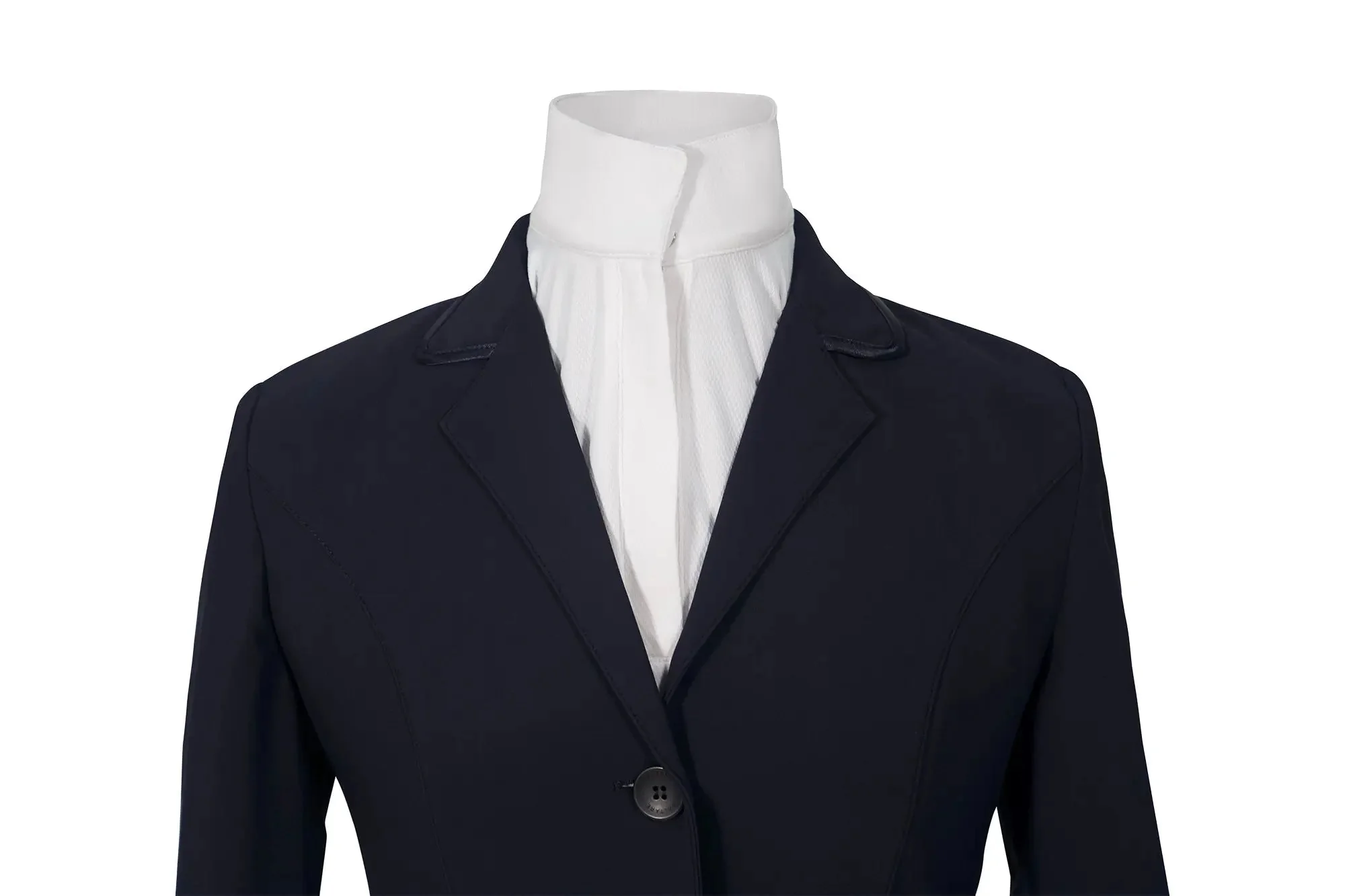Grand Prix Saltare Dolce 4 Button Riding Show Jacket, Navy - Image 3