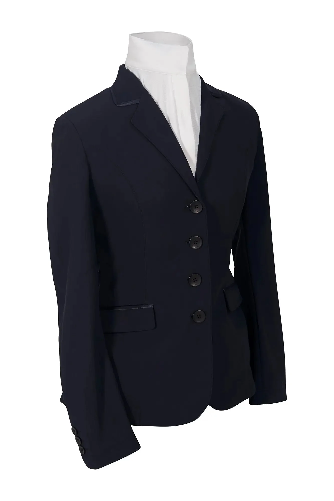 Grand Prix Saltare Dolce 4 Button Riding Show Jacket, Navy - Image 7