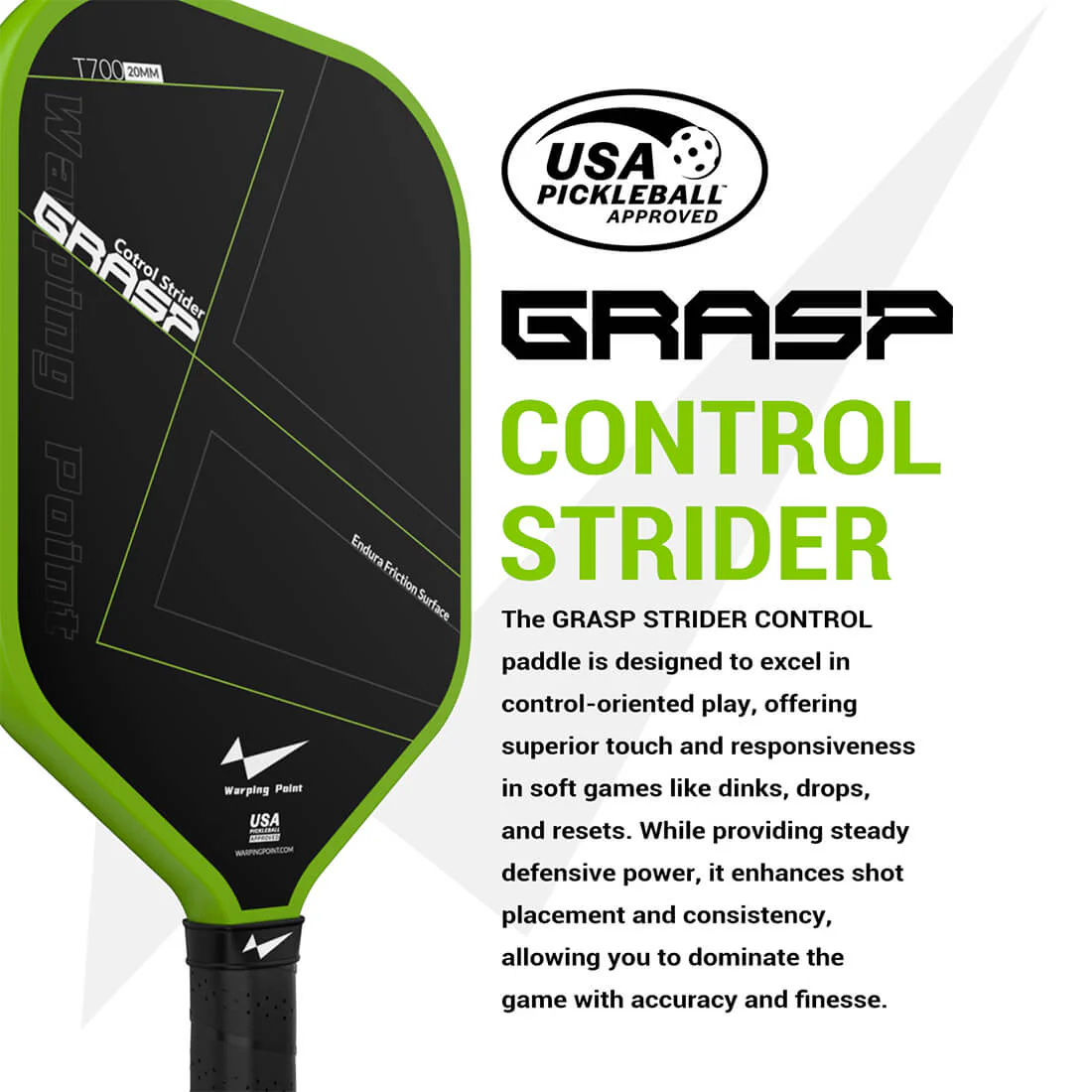 Grasp Pickleball Paddle - 20mm - Image 4