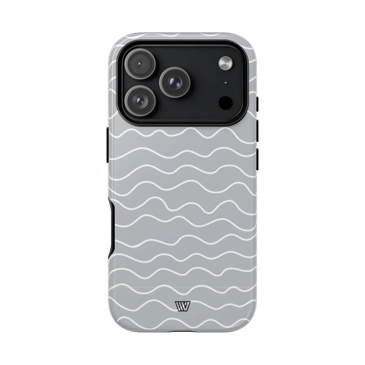 GRAY WAVES | Tough Phone Case - Image 100