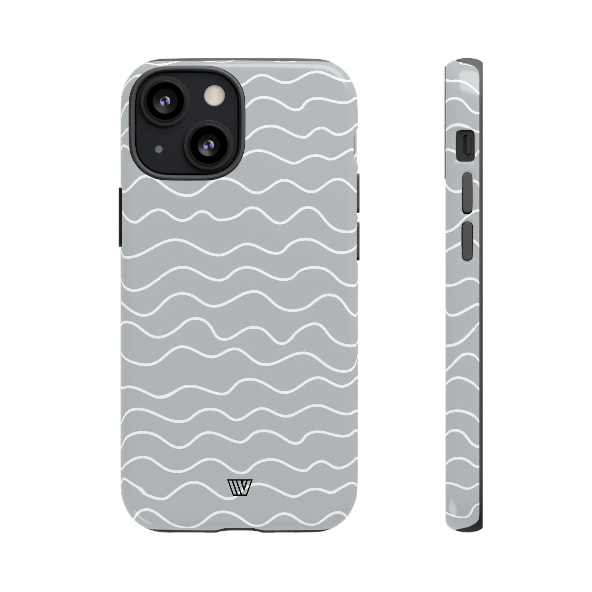 GRAY WAVES | Tough Phone Case - Image 19
