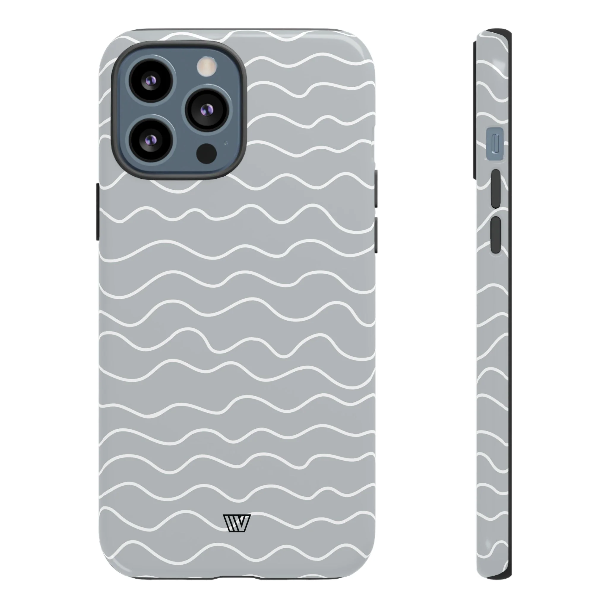 GRAY WAVES | Tough Phone Case - Image 23