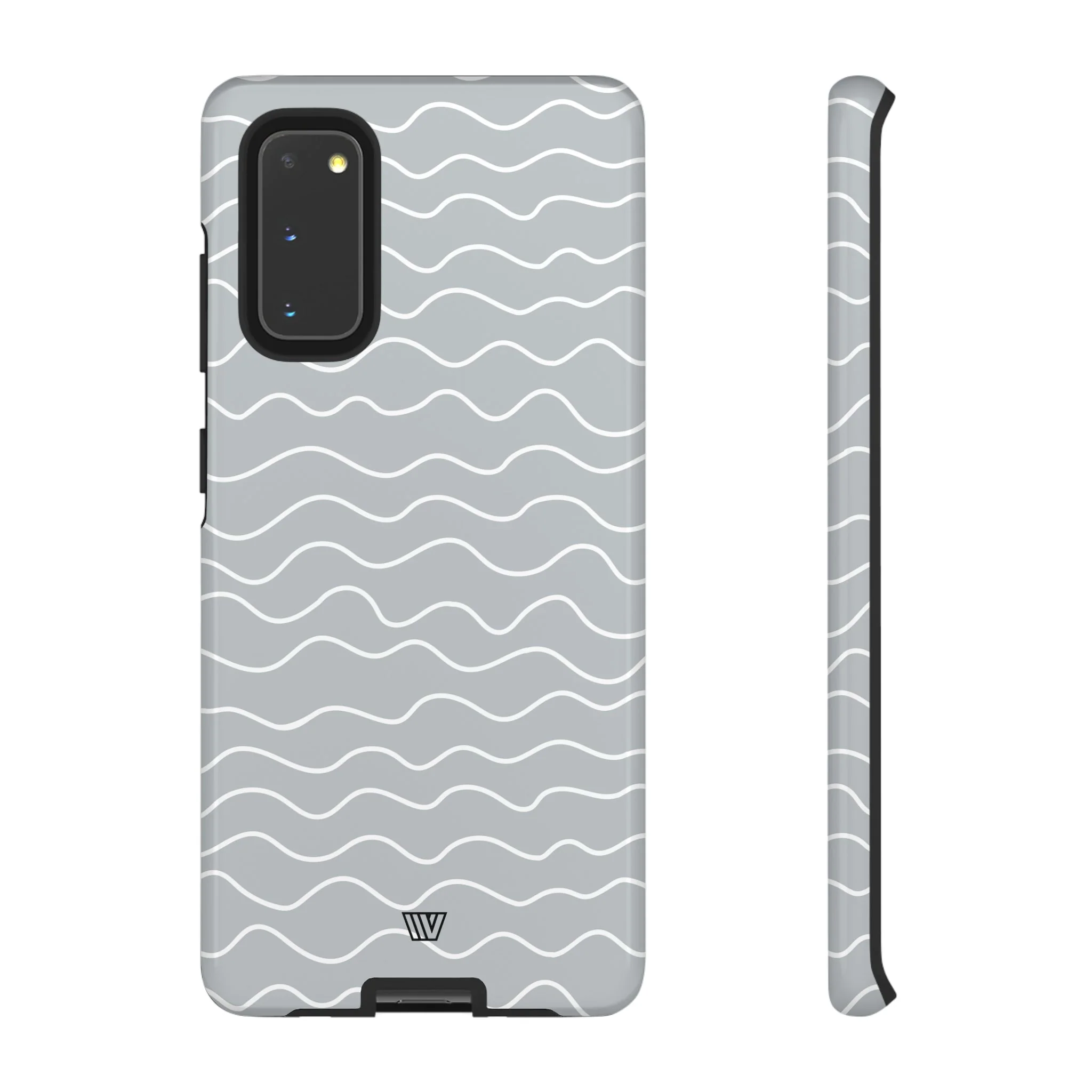 GRAY WAVES | Tough Phone Case - Image 3