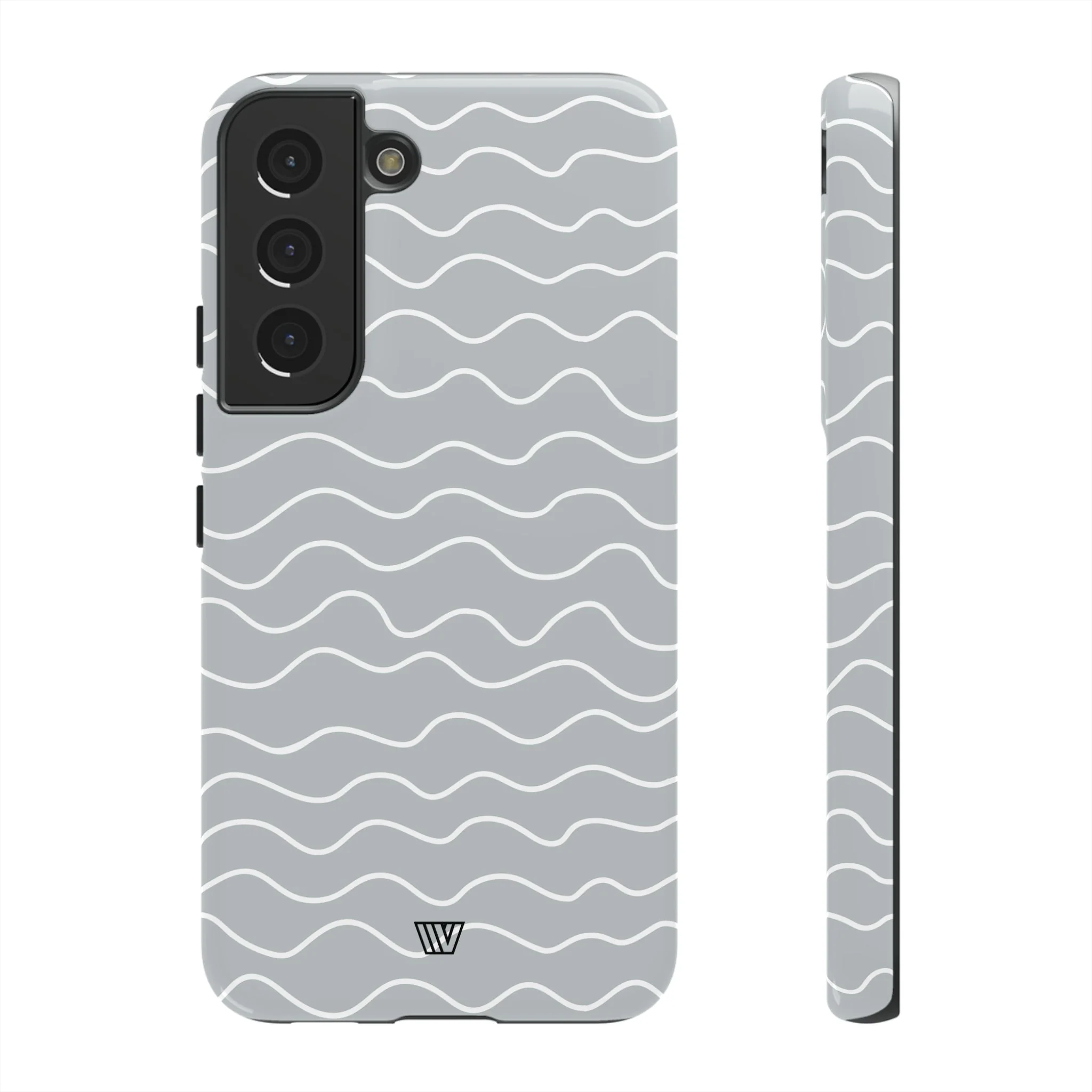 GRAY WAVES | Tough Phone Case - Image 35