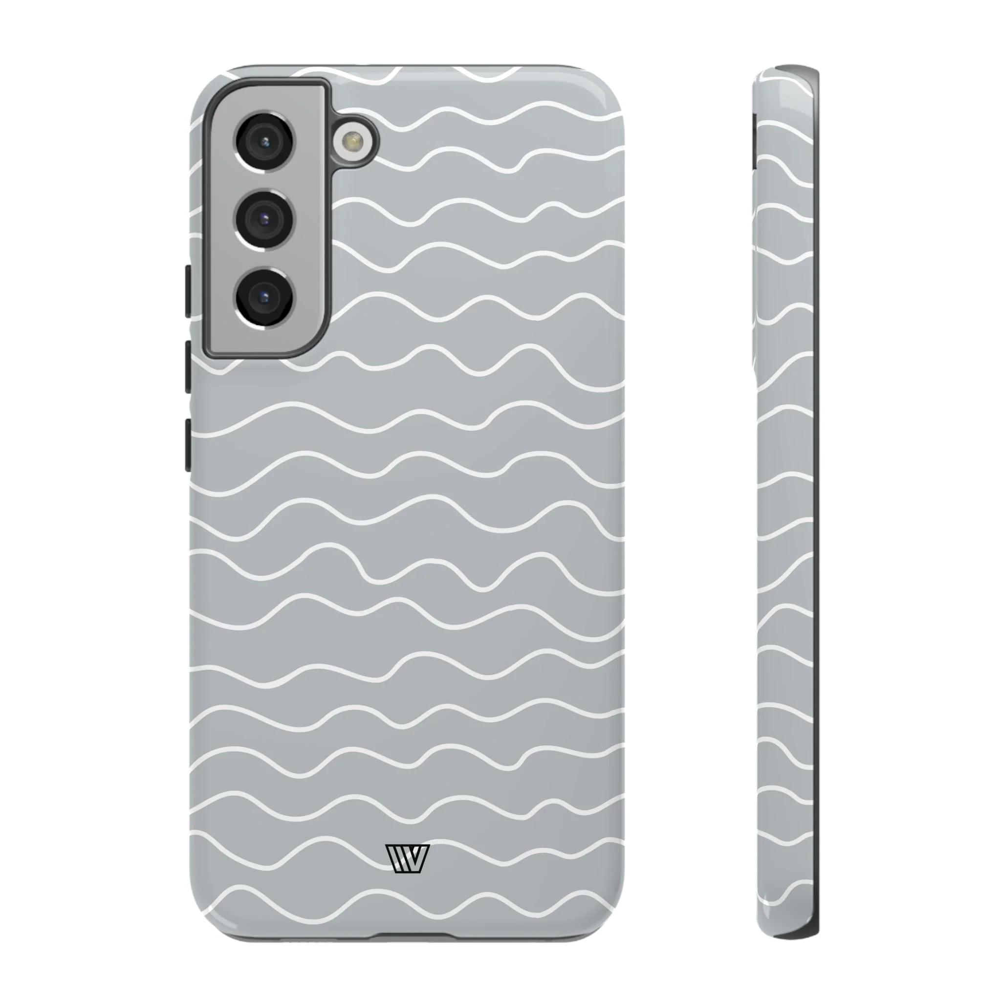 GRAY WAVES | Tough Phone Case - Image 37