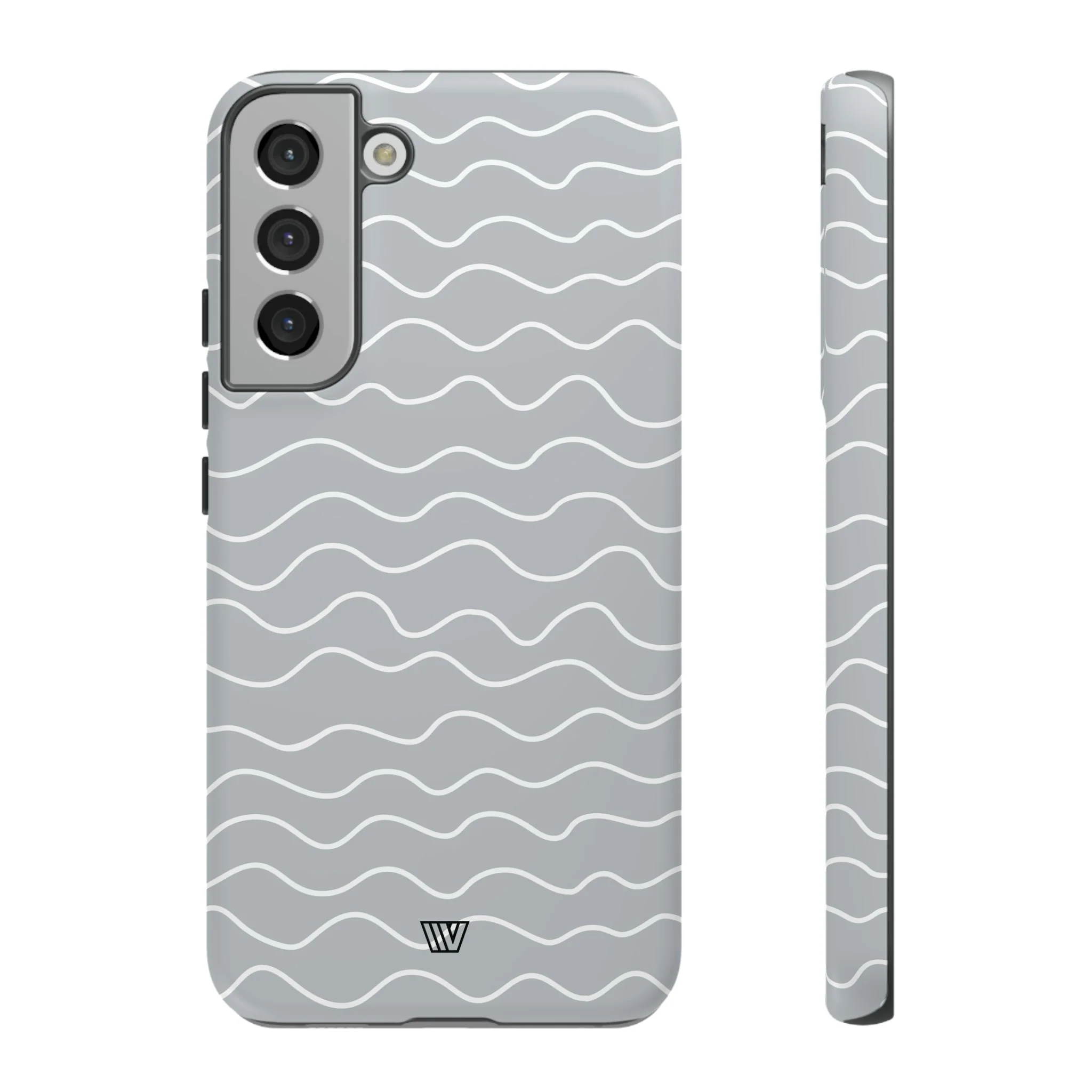 GRAY WAVES | Tough Phone Case - Image 38