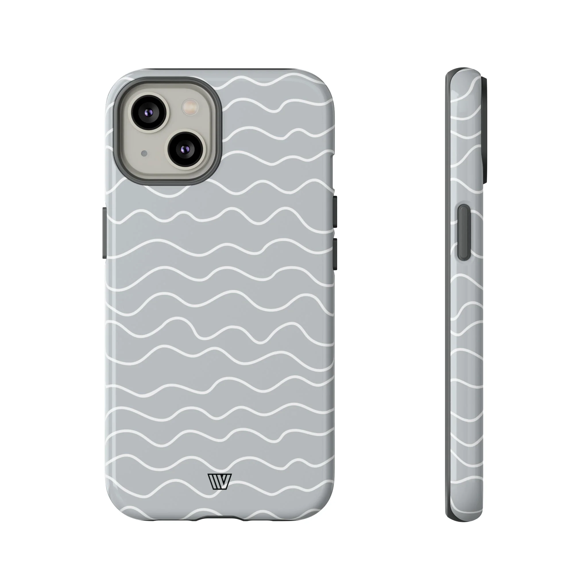 GRAY WAVES | Tough Phone Case - Image 41