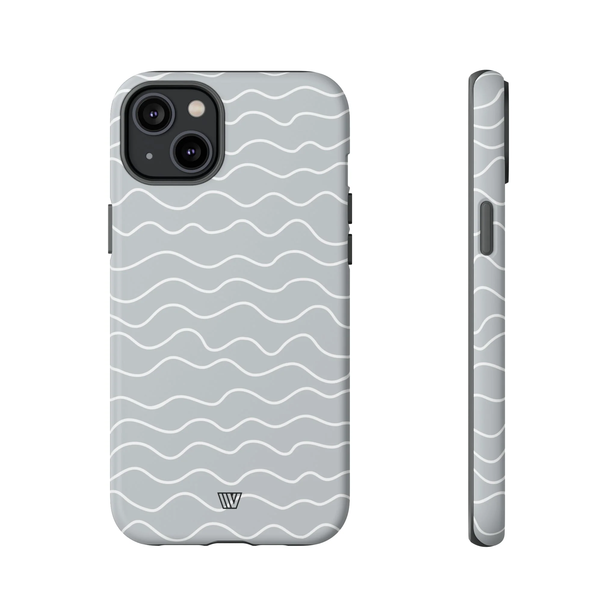 GRAY WAVES | Tough Phone Case - Image 46