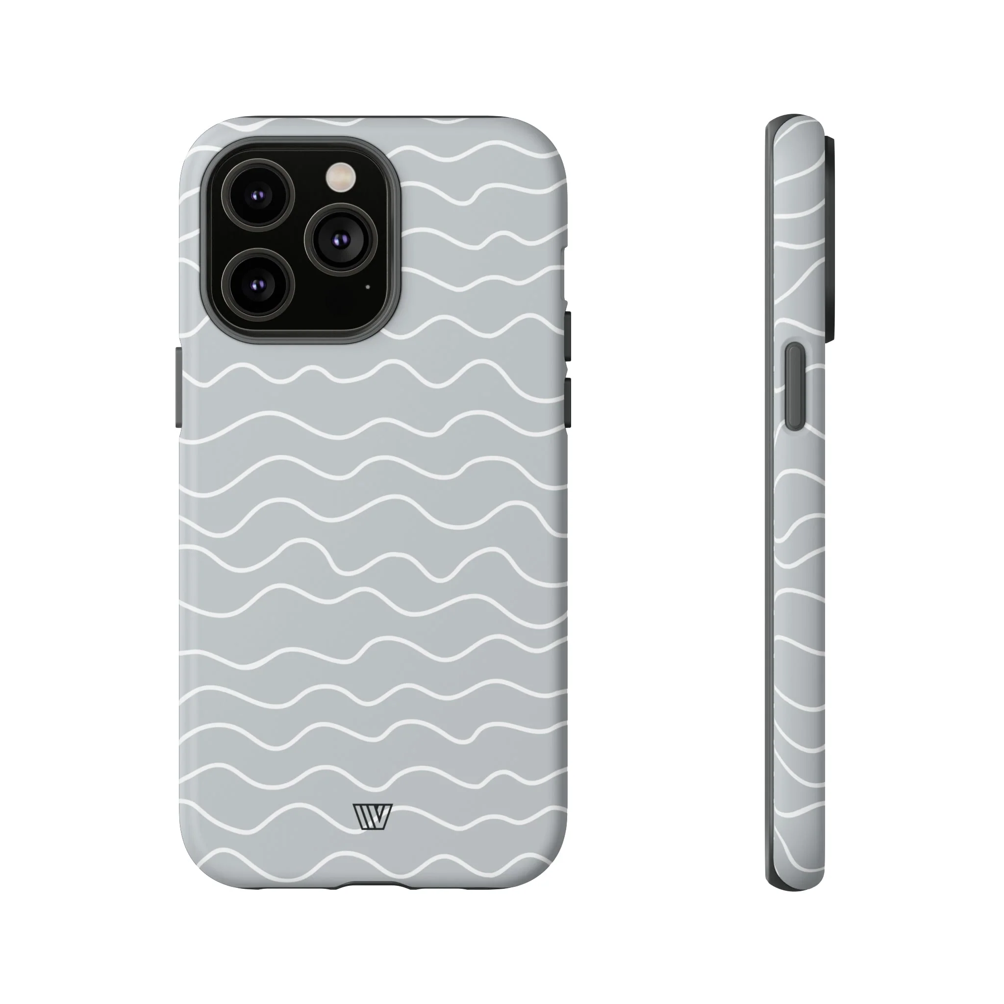 GRAY WAVES | Tough Phone Case - Image 48