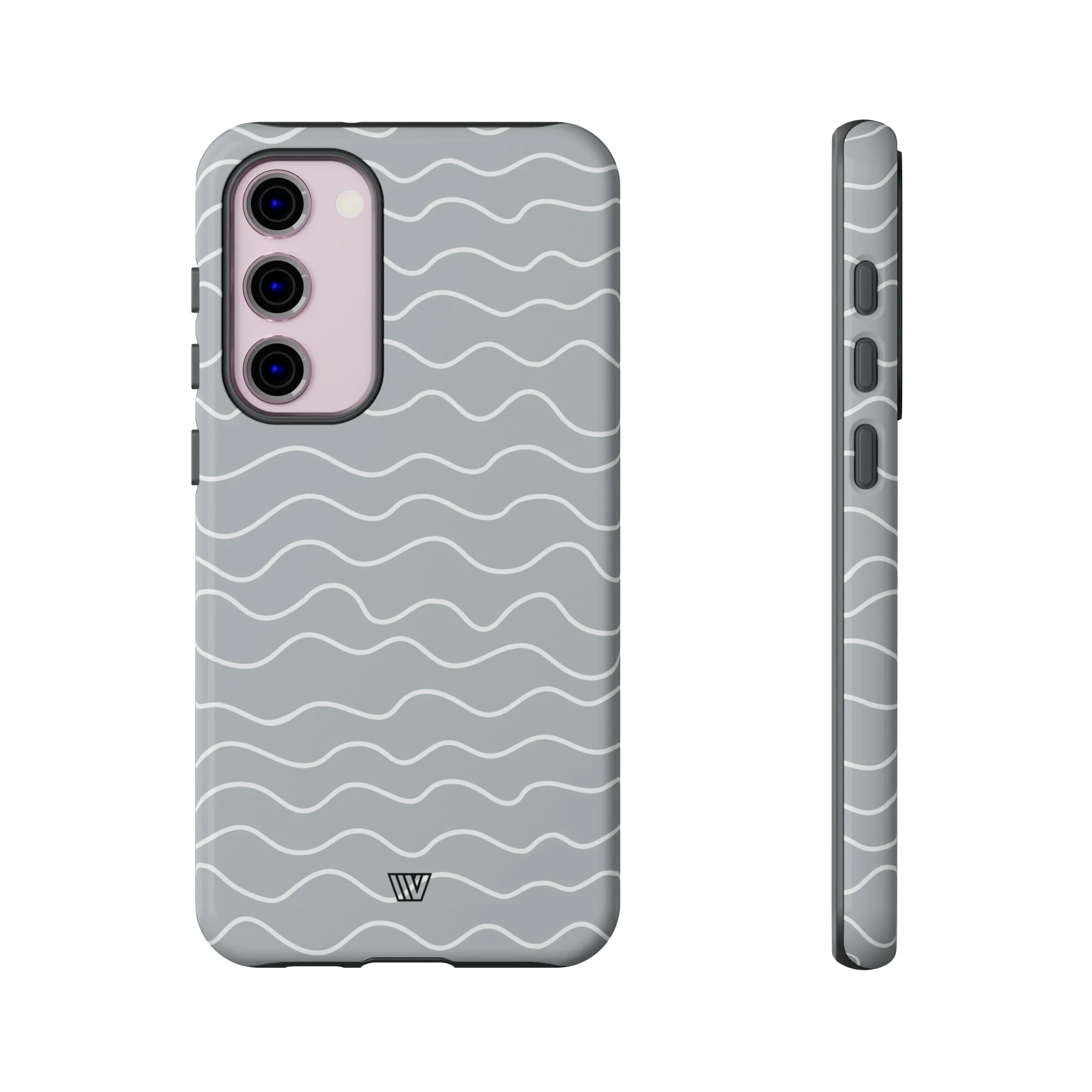 GRAY WAVES | Tough Phone Case - Image 51