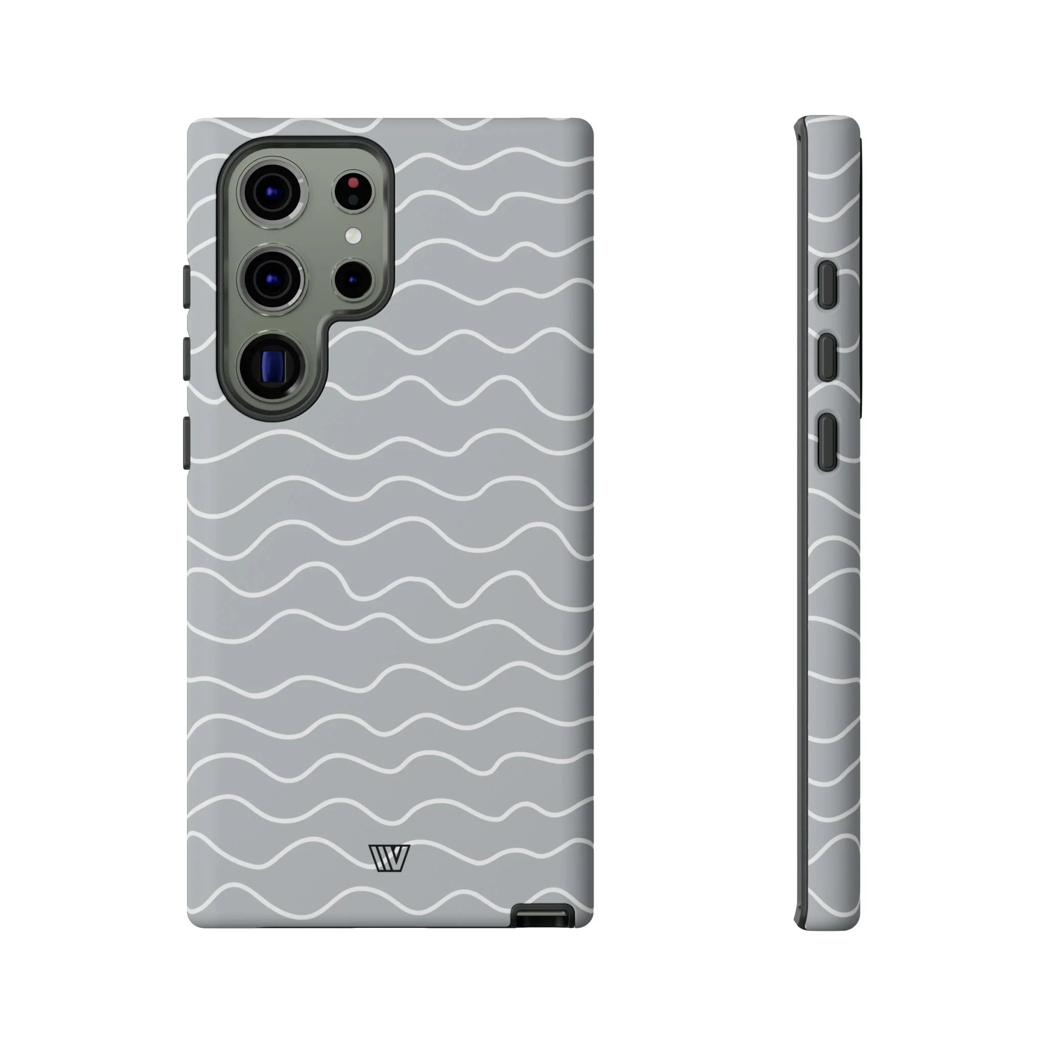 GRAY WAVES | Tough Phone Case - Image 54