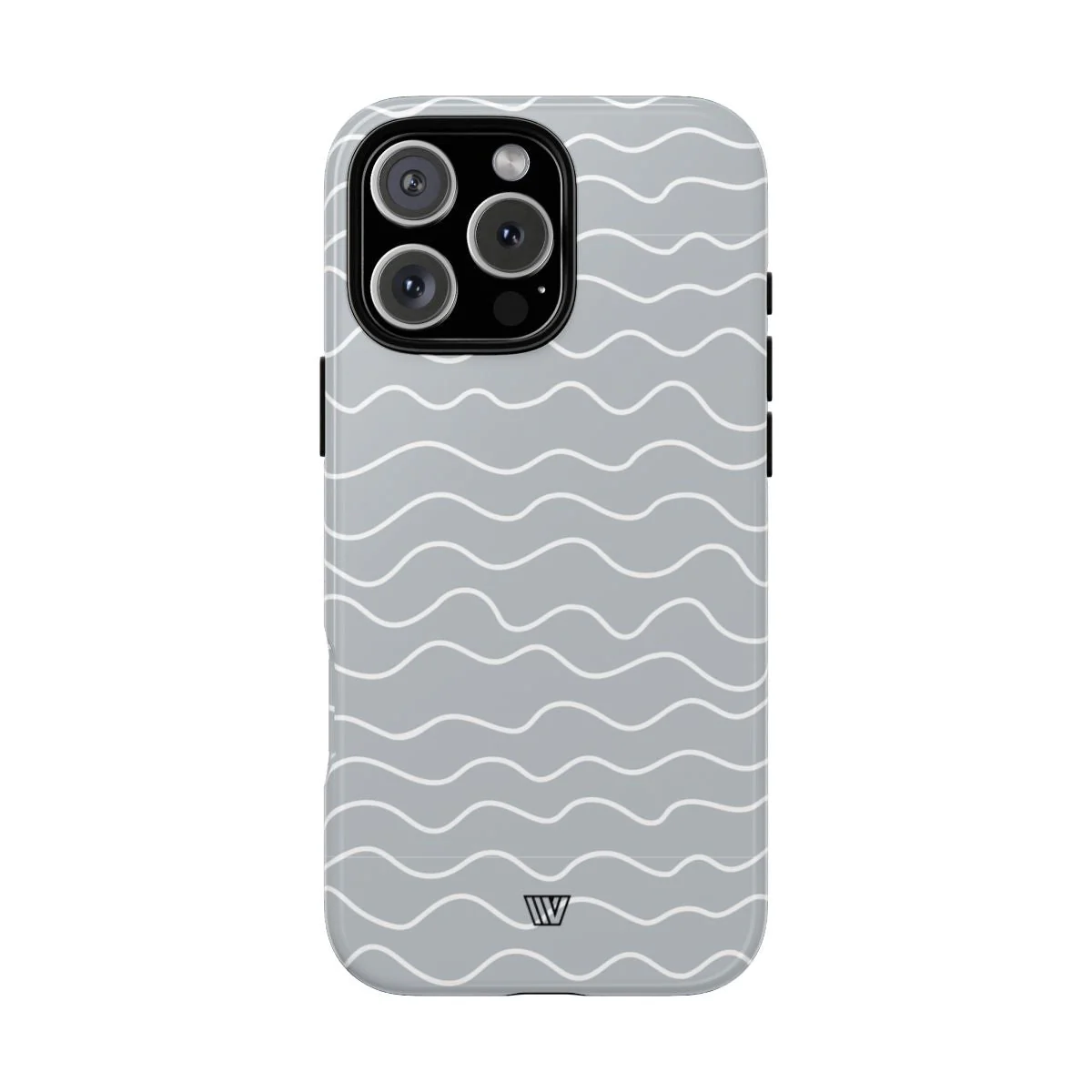 GRAY WAVES | Tough Phone Case - Image 71
