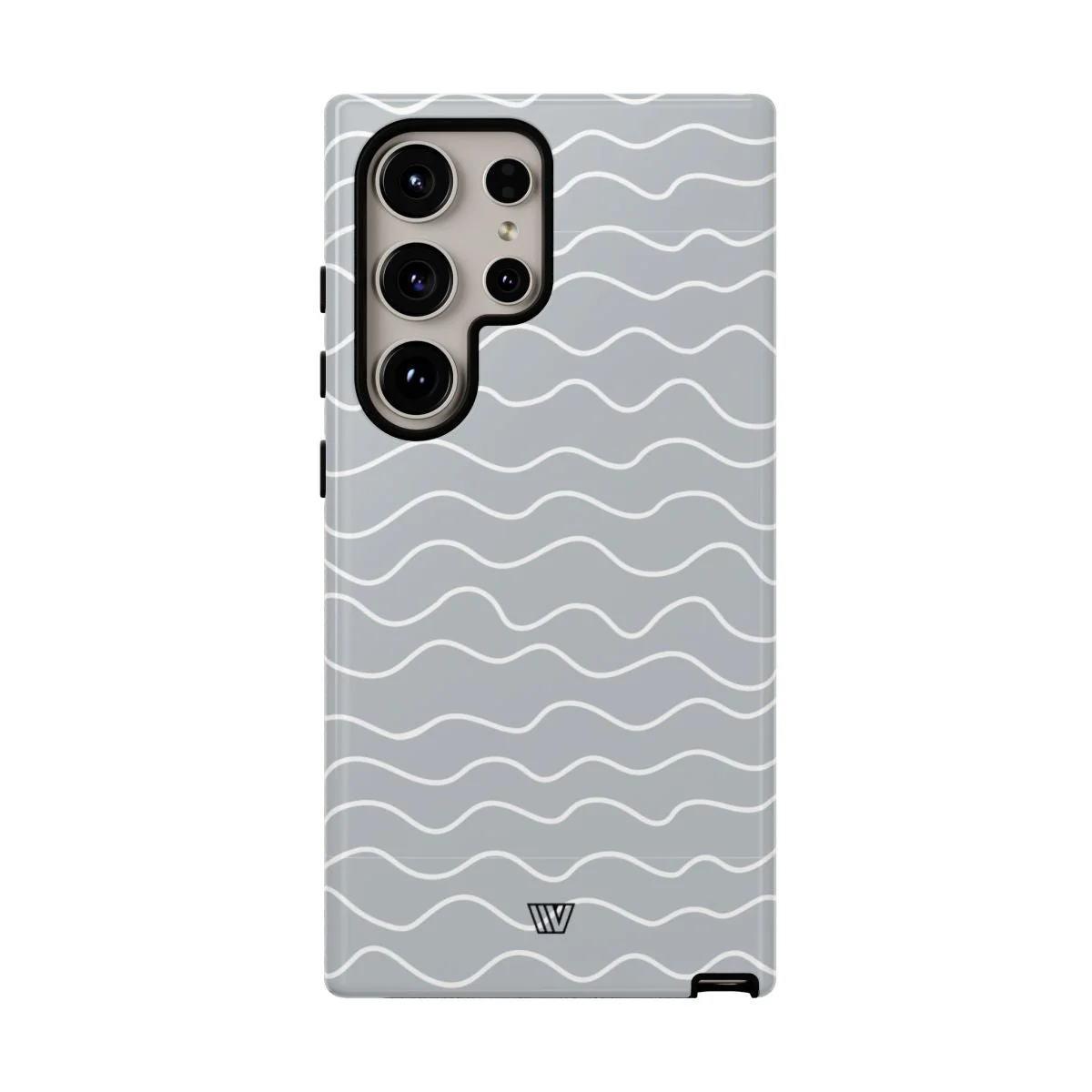 GRAY WAVES | Tough Phone Case - Image 80