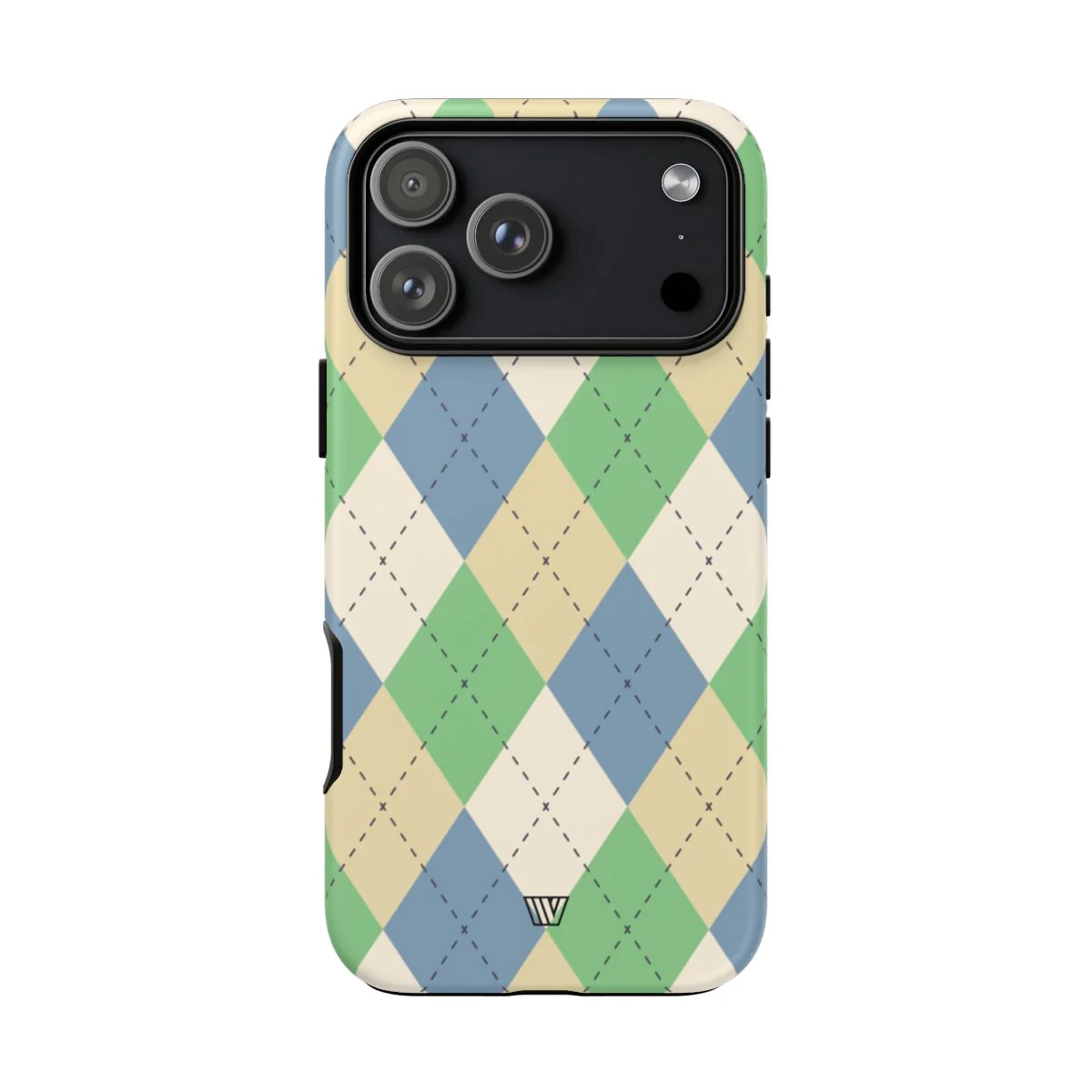 GREEN BLUE BEIGE ARGYLE | Tough Phone Case - Image 101