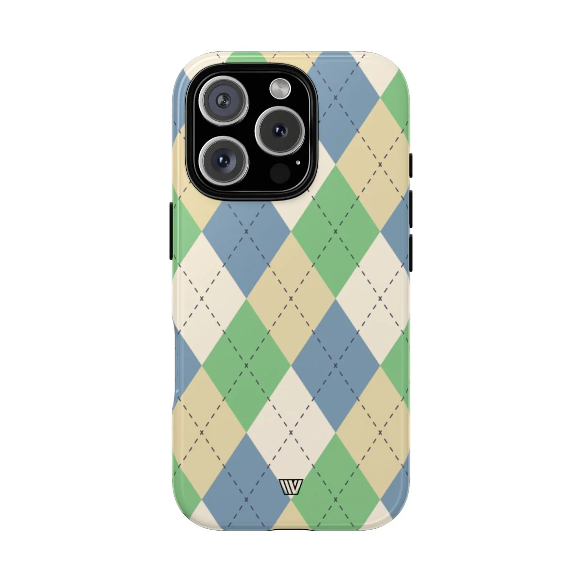 GREEN BLUE BEIGE ARGYLE | Tough Phone Case - Image 65