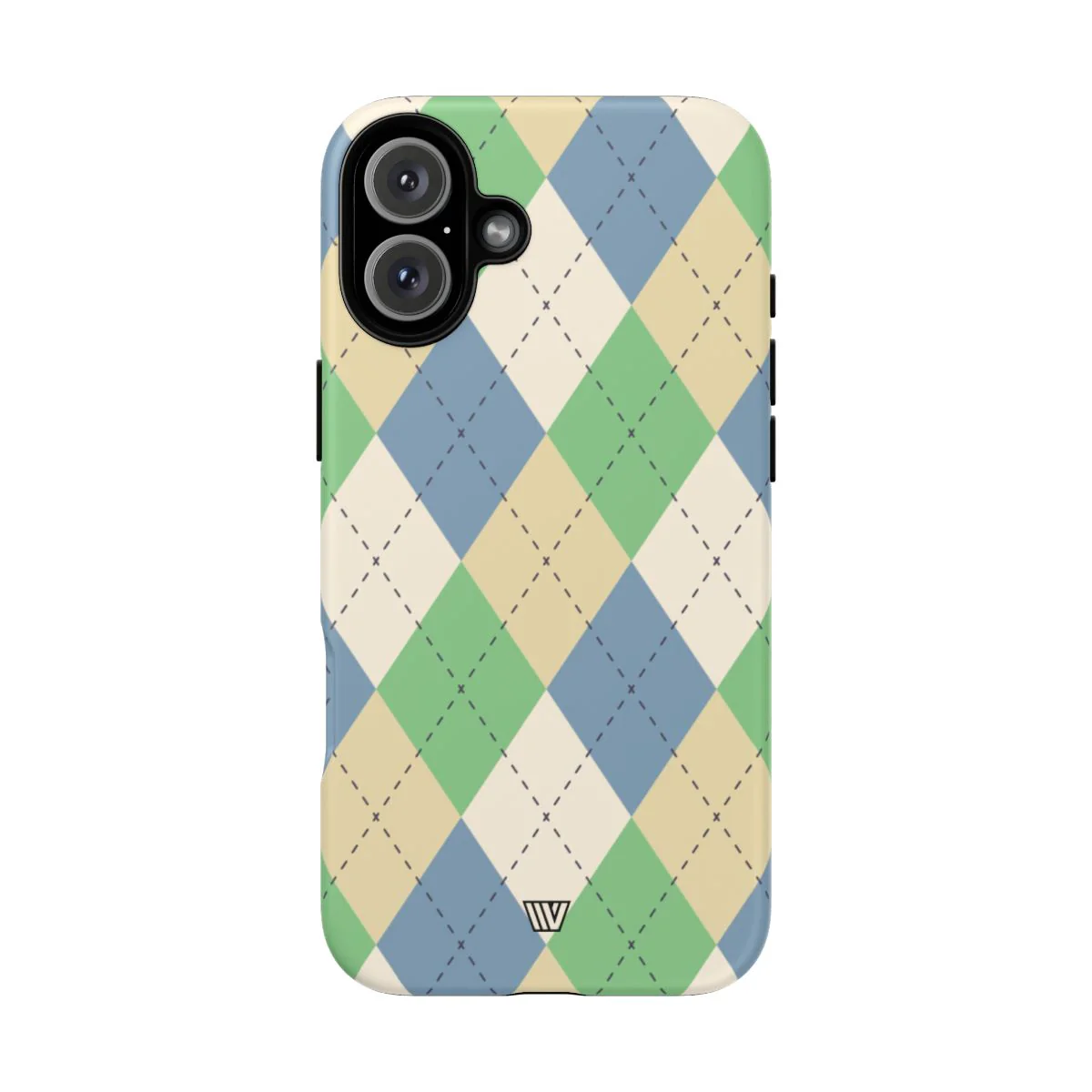 GREEN BLUE BEIGE ARGYLE | Tough Phone Case - Image 71