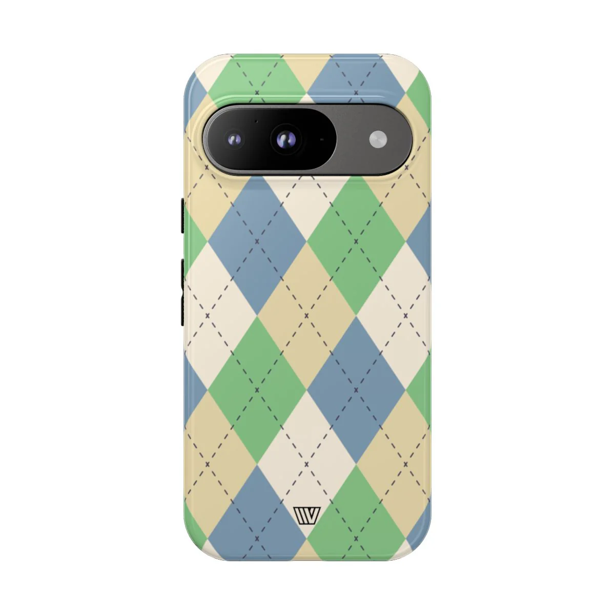 GREEN BLUE BEIGE ARGYLE | Tough Phone Case - Image 72