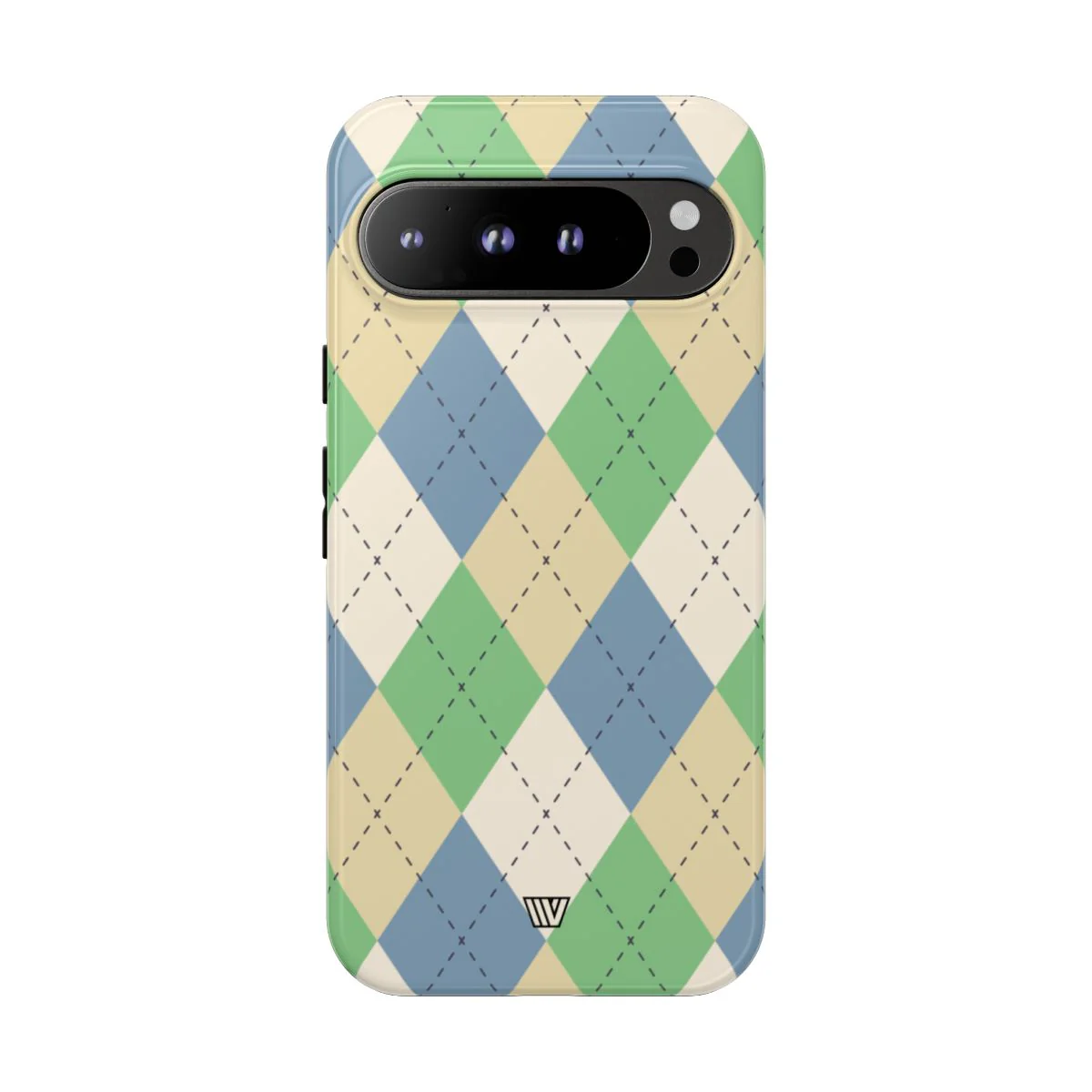 GREEN BLUE BEIGE ARGYLE | Tough Phone Case - Image 76