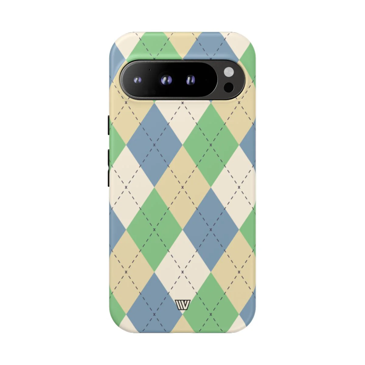 GREEN BLUE BEIGE ARGYLE | Tough Phone Case - Image 77
