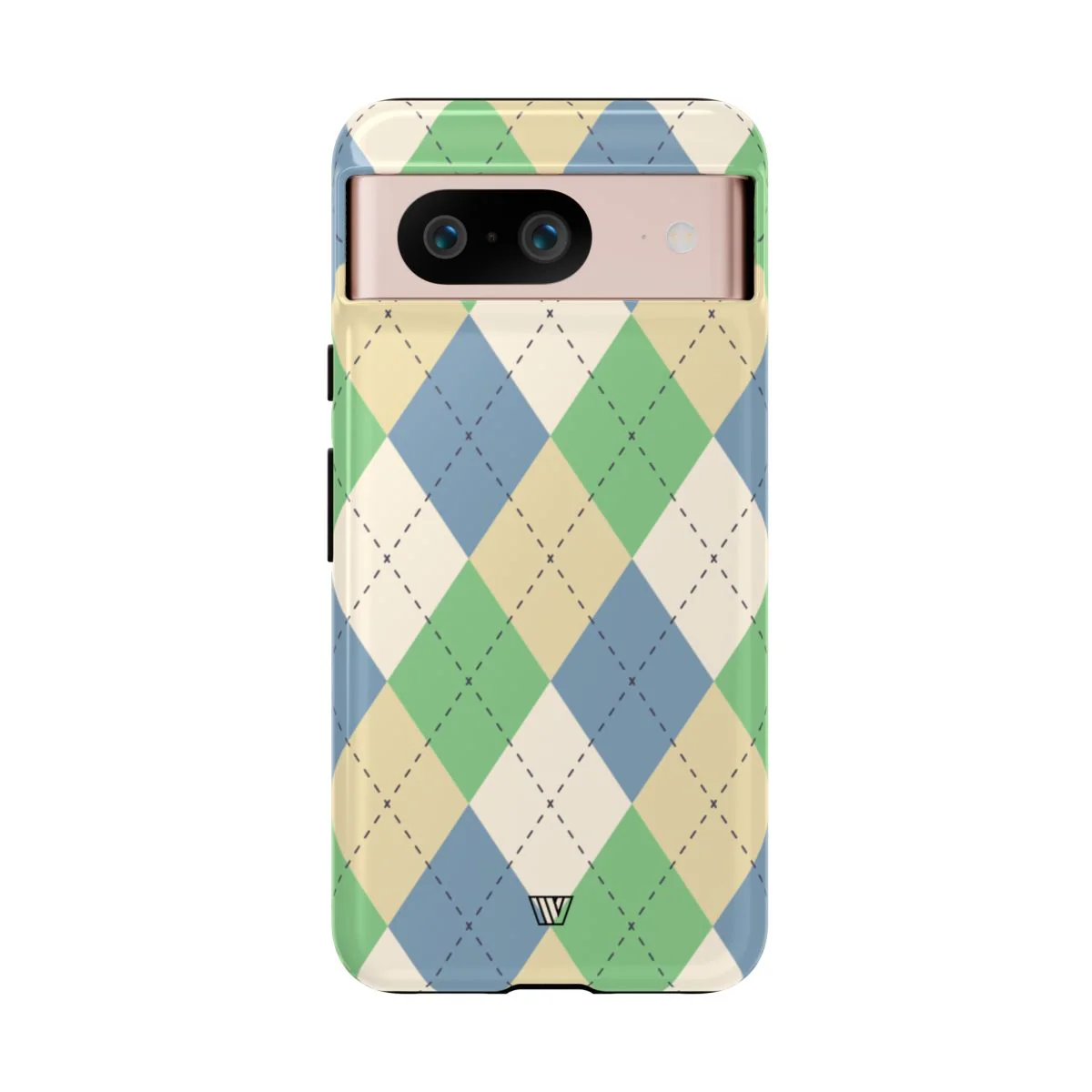 GREEN BLUE BEIGE ARGYLE | Tough Phone Case - Image 78