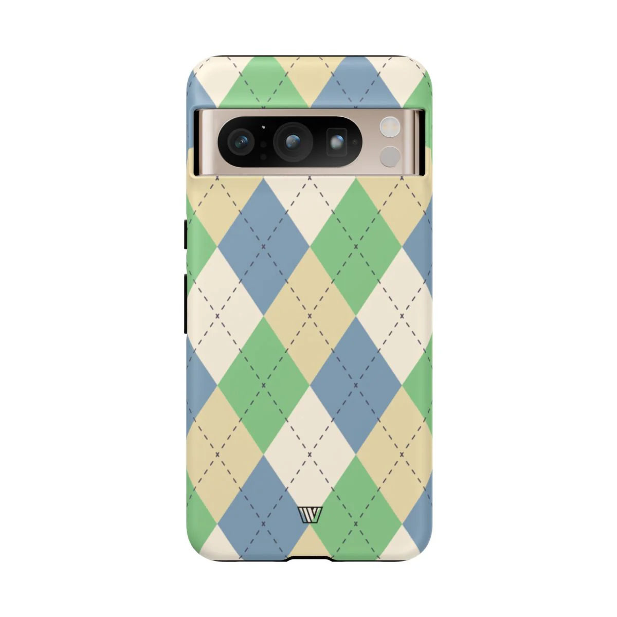 GREEN BLUE BEIGE ARGYLE | Tough Phone Case - Image 81
