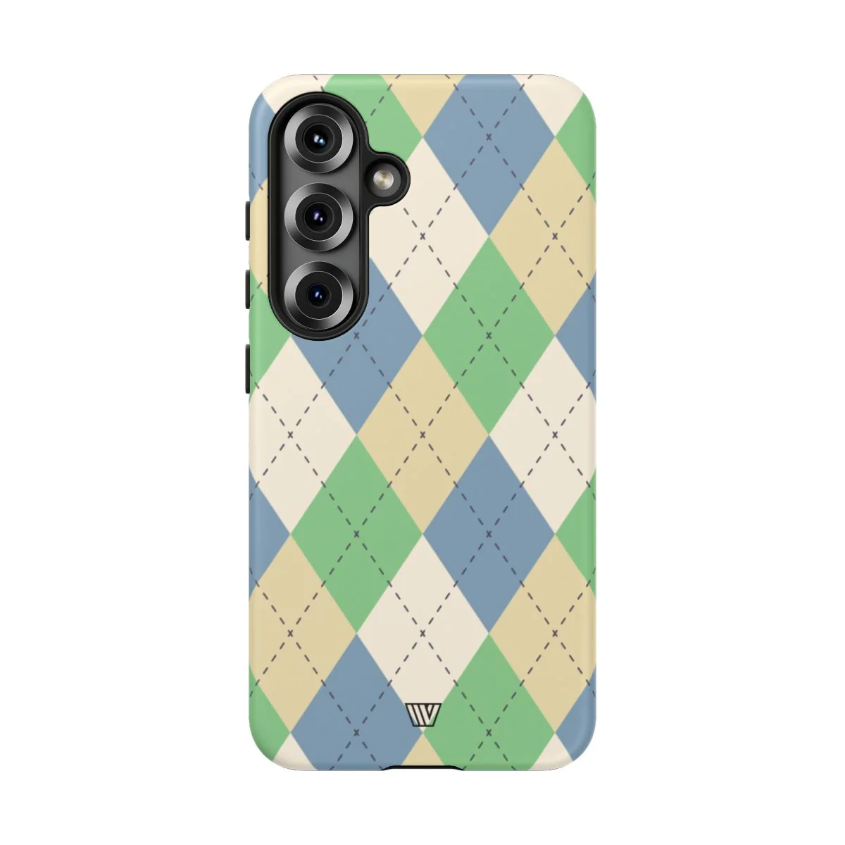 GREEN BLUE BEIGE ARGYLE | Tough Phone Case - Image 83