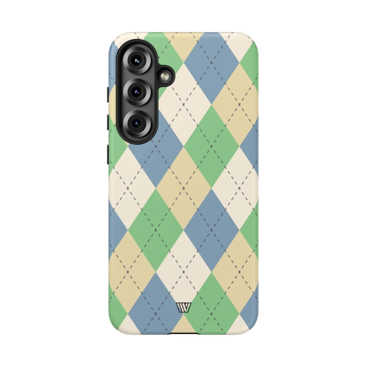 GREEN BLUE BEIGE ARGYLE | Tough Phone Case - Image 85