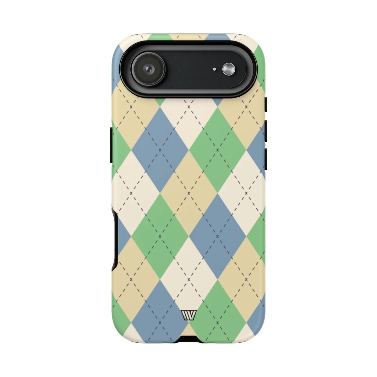 GREEN BLUE BEIGE ARGYLE | Tough Phone Case - Image 97