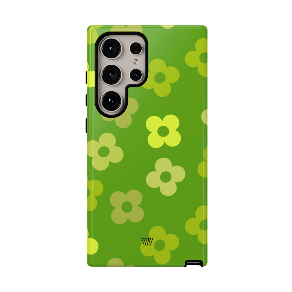 GREEN RETRO FLOWERS | Tough Phone Case - Image 102