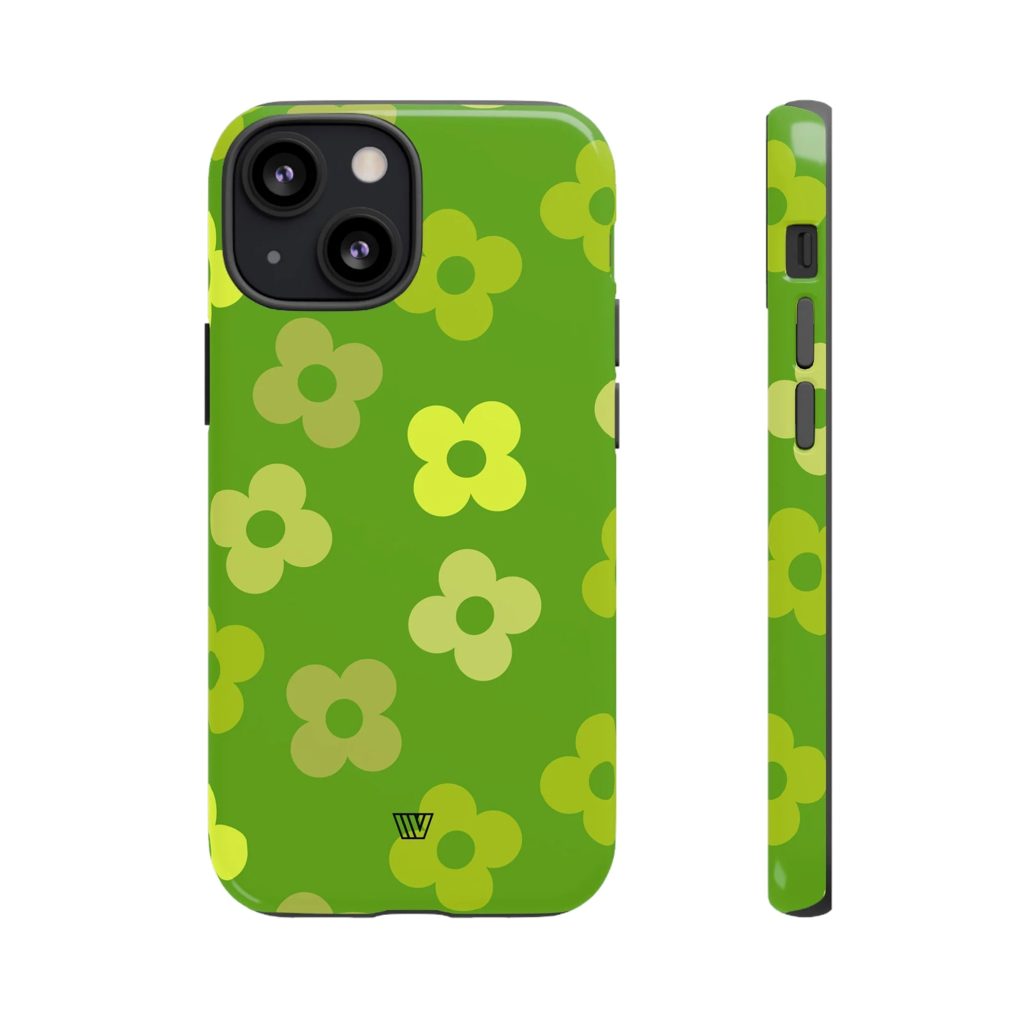 GREEN RETRO FLOWERS | Tough Phone Case - Image 16