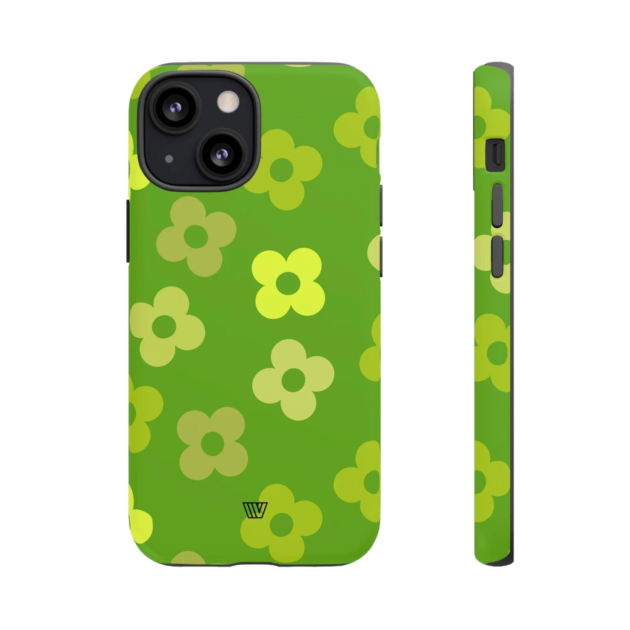 GREEN RETRO FLOWERS | Tough Phone Case - Image 17