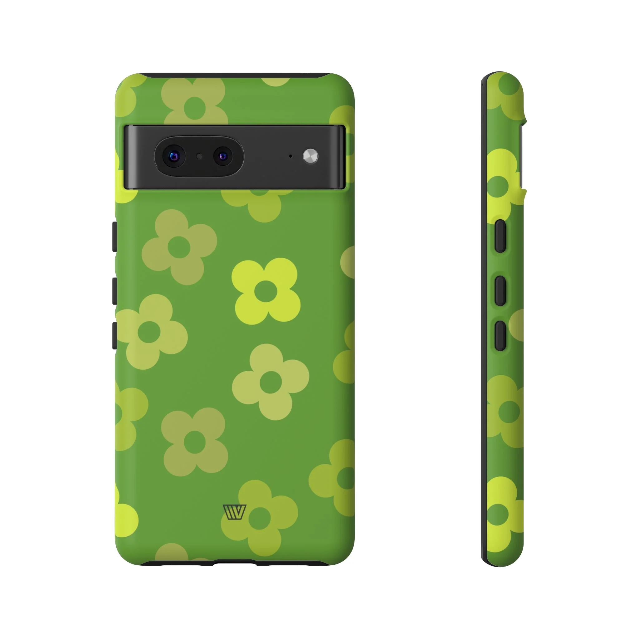 GREEN RETRO FLOWERS | Tough Phone Case - Image 21