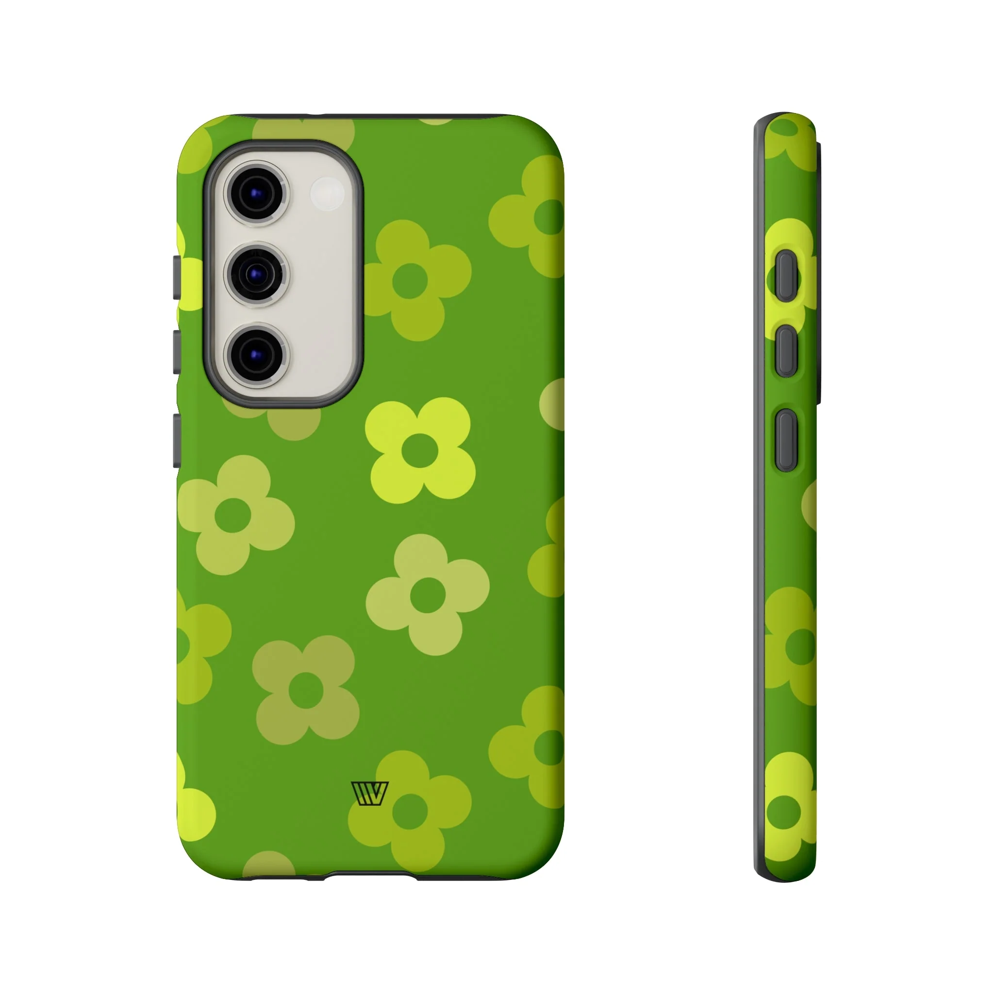 GREEN RETRO FLOWERS | Tough Phone Case - Image 23