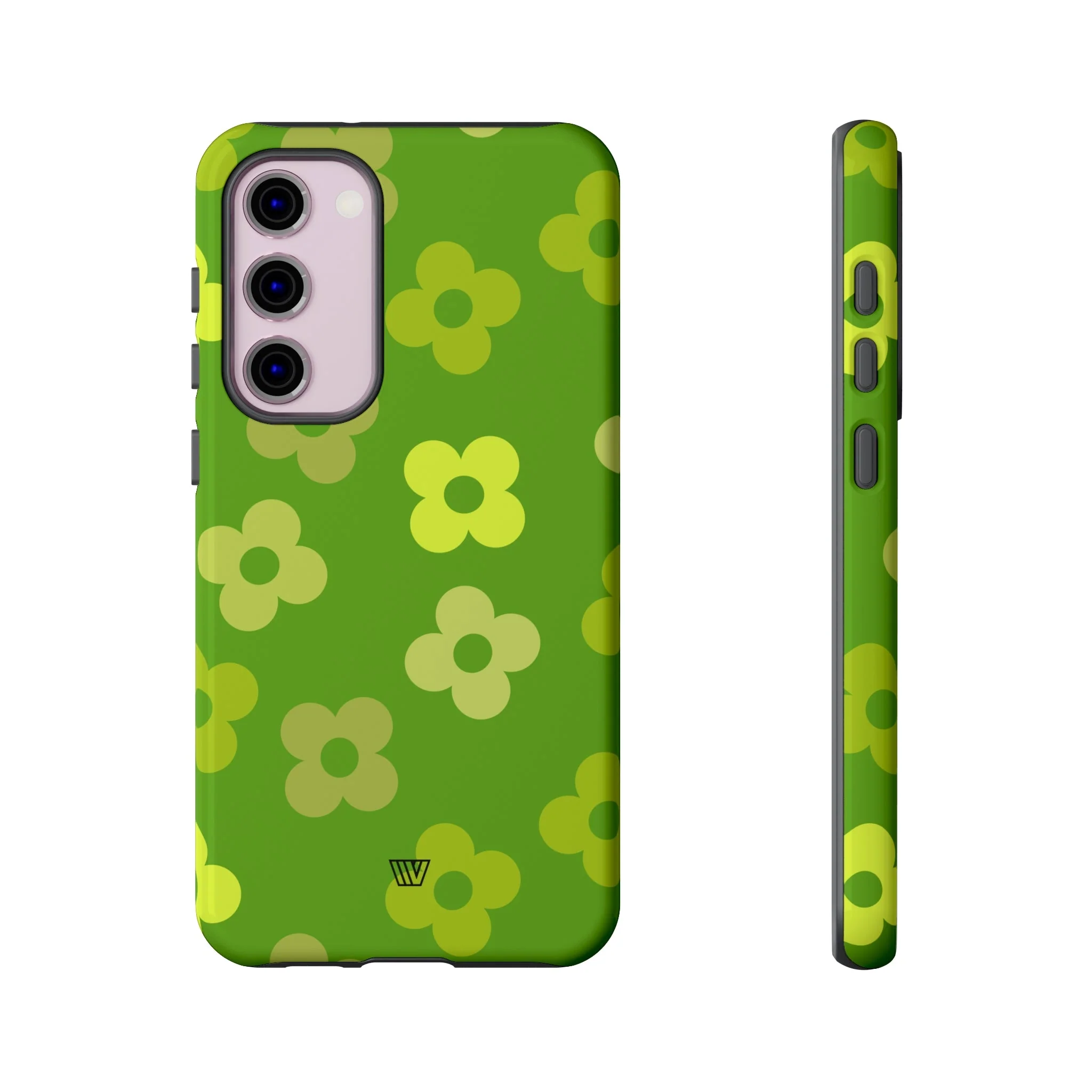 GREEN RETRO FLOWERS | Tough Phone Case - Image 24