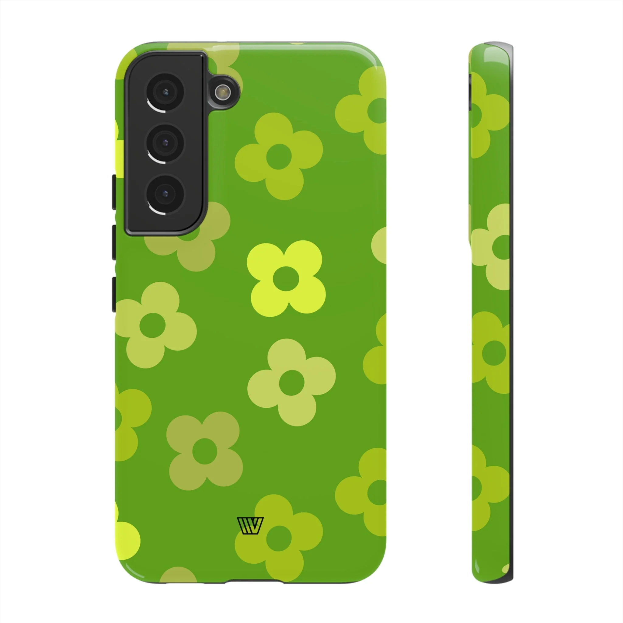 GREEN RETRO FLOWERS | Tough Phone Case - Image 28