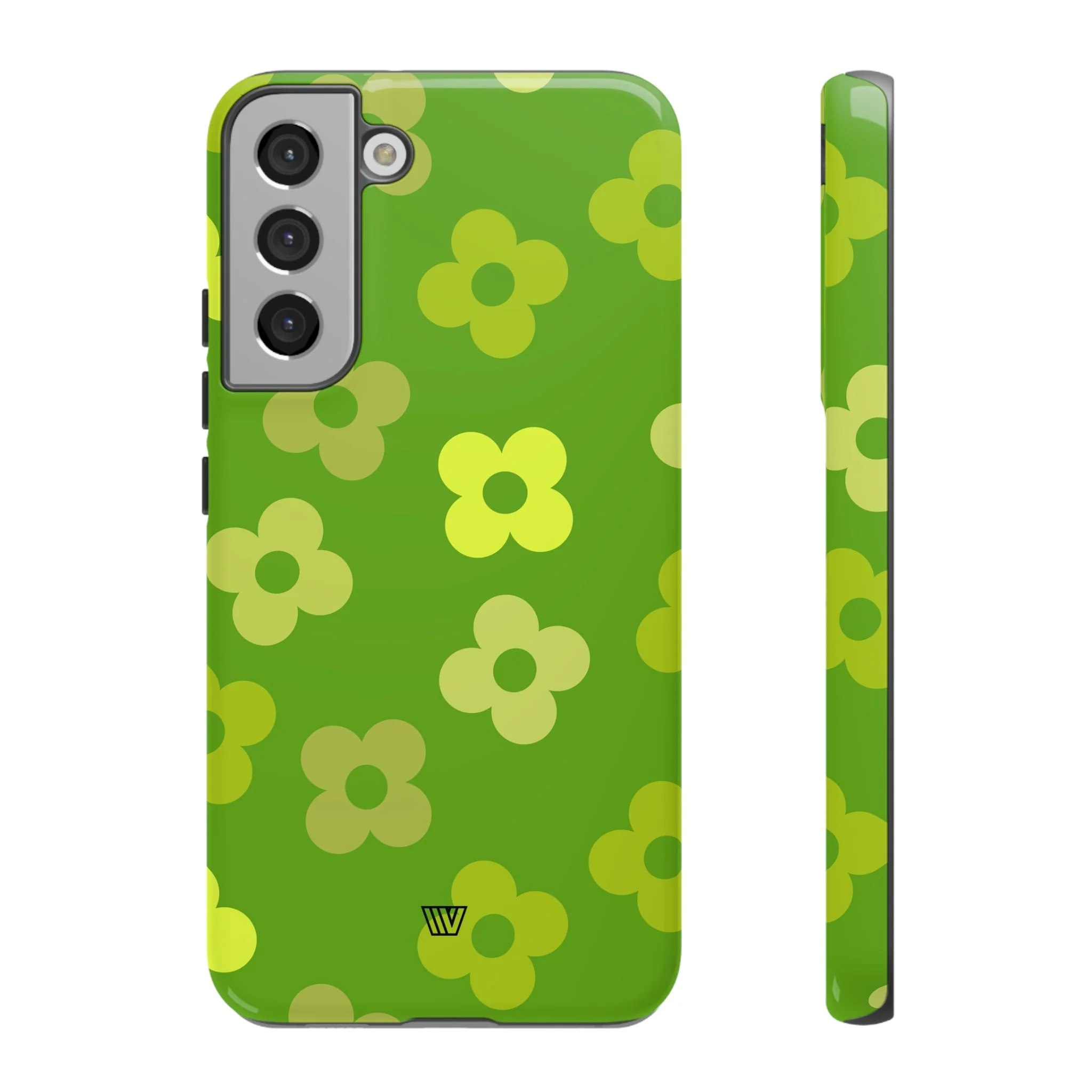 GREEN RETRO FLOWERS | Tough Phone Case - Image 32