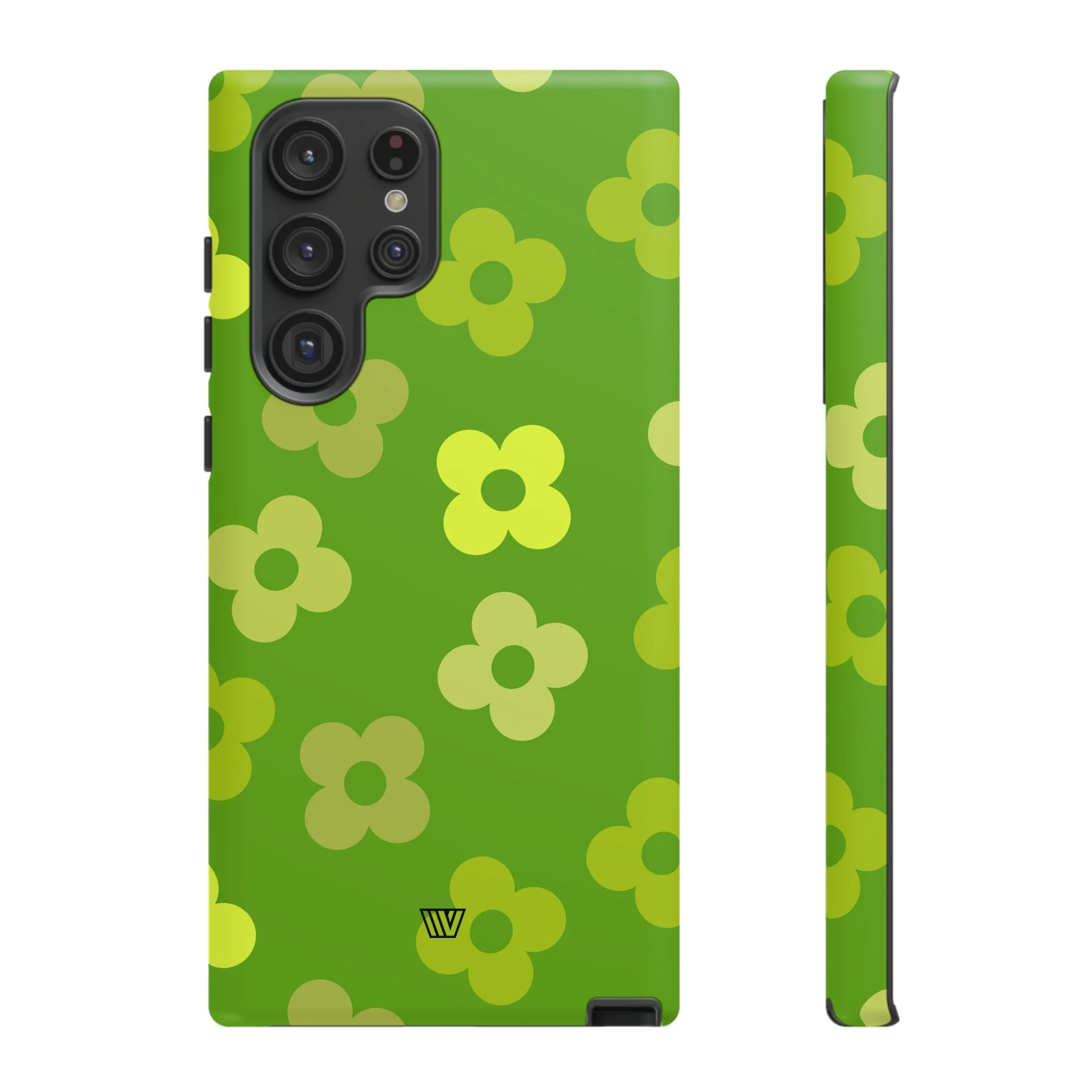 GREEN RETRO FLOWERS | Tough Phone Case - Image 35