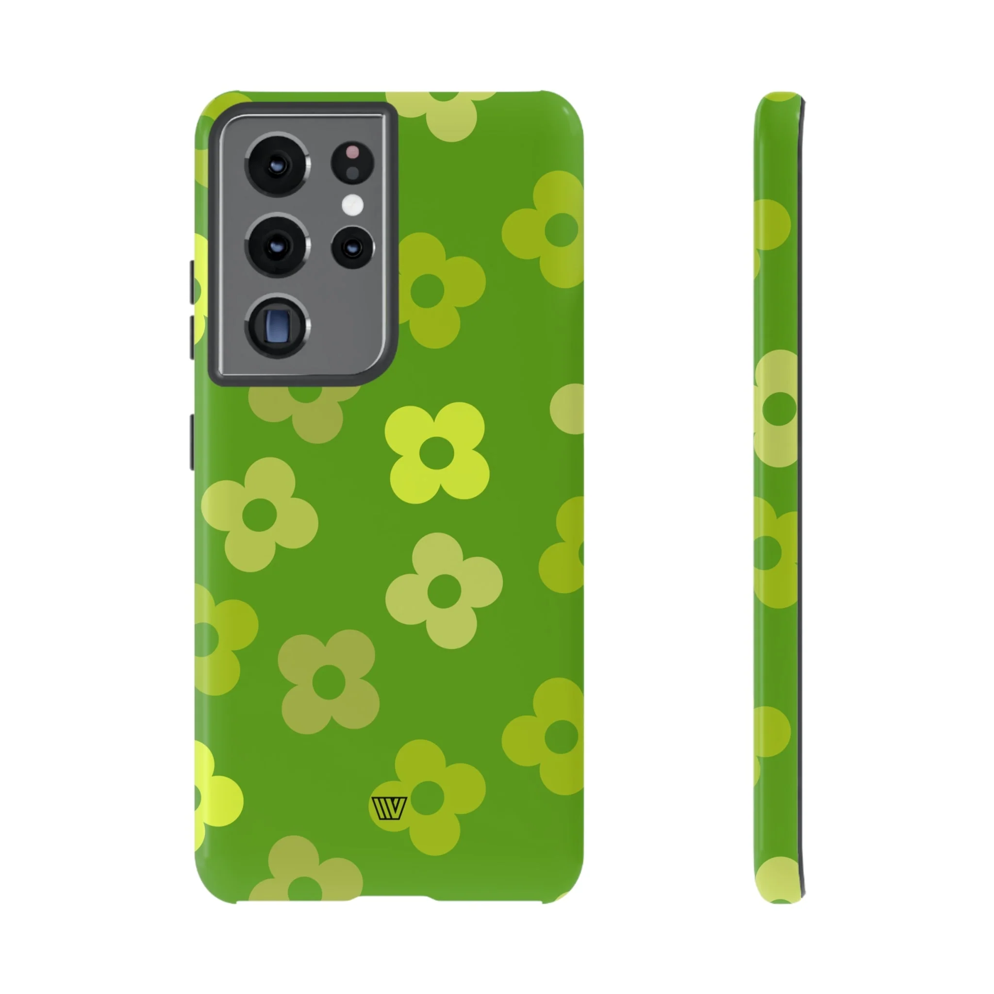 GREEN RETRO FLOWERS | Tough Phone Case - Image 40