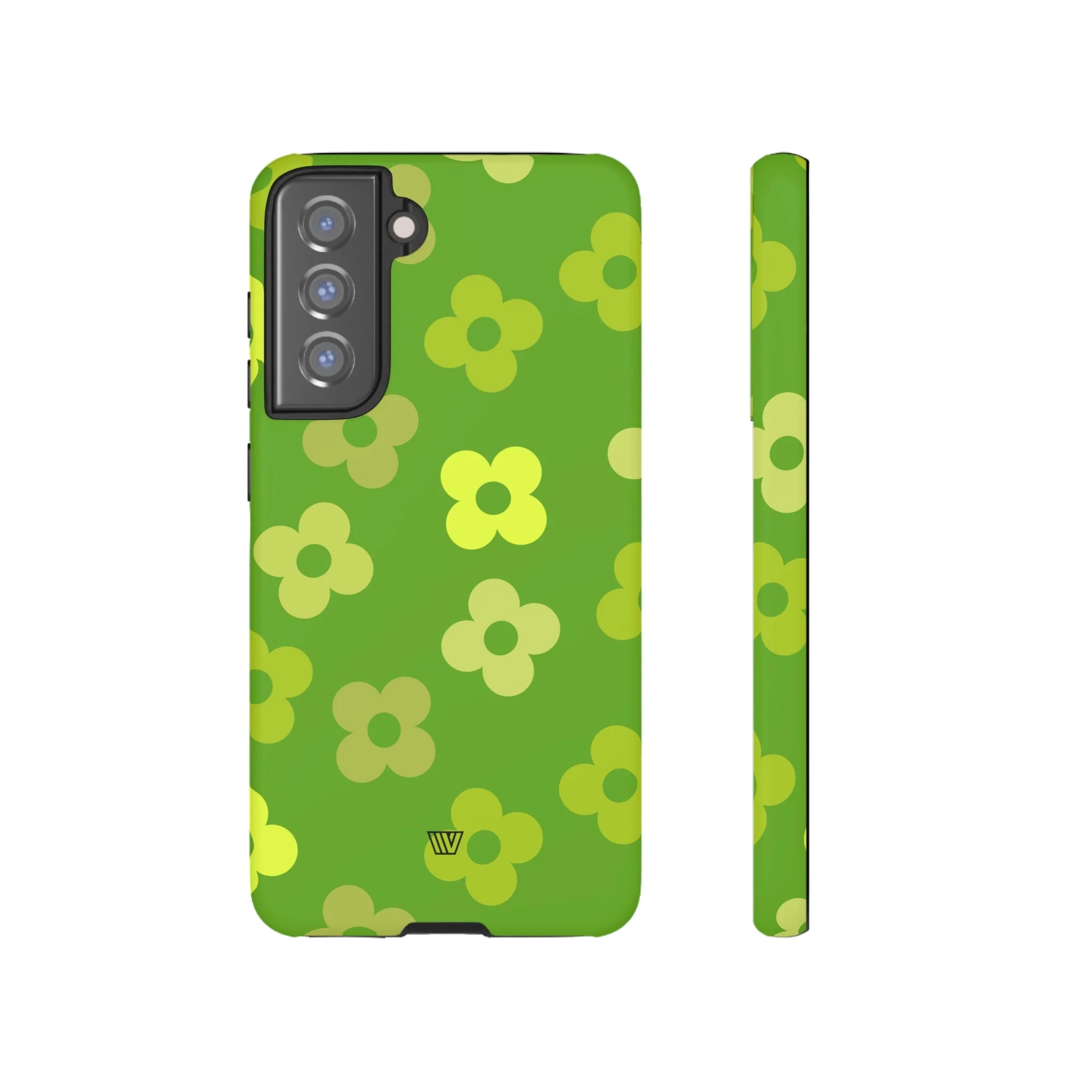 GREEN RETRO FLOWERS | Tough Phone Case - Image 43
