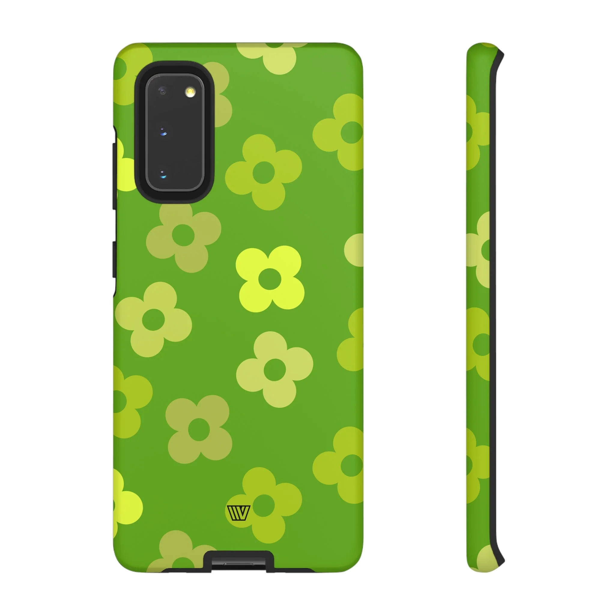 GREEN RETRO FLOWERS | Tough Phone Case - Image 45