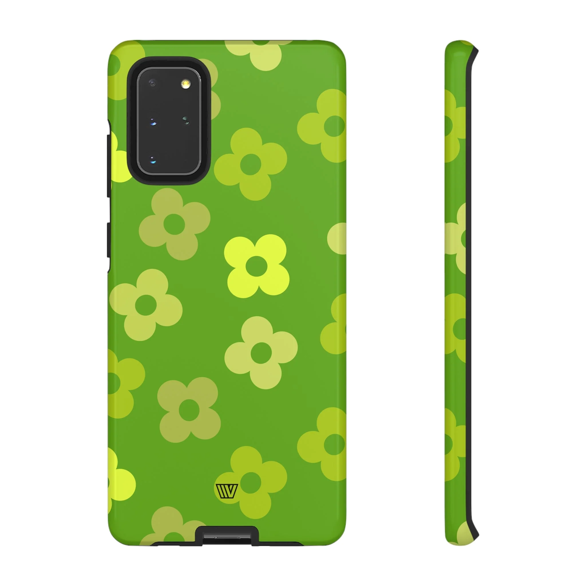 GREEN RETRO FLOWERS | Tough Phone Case - Image 46