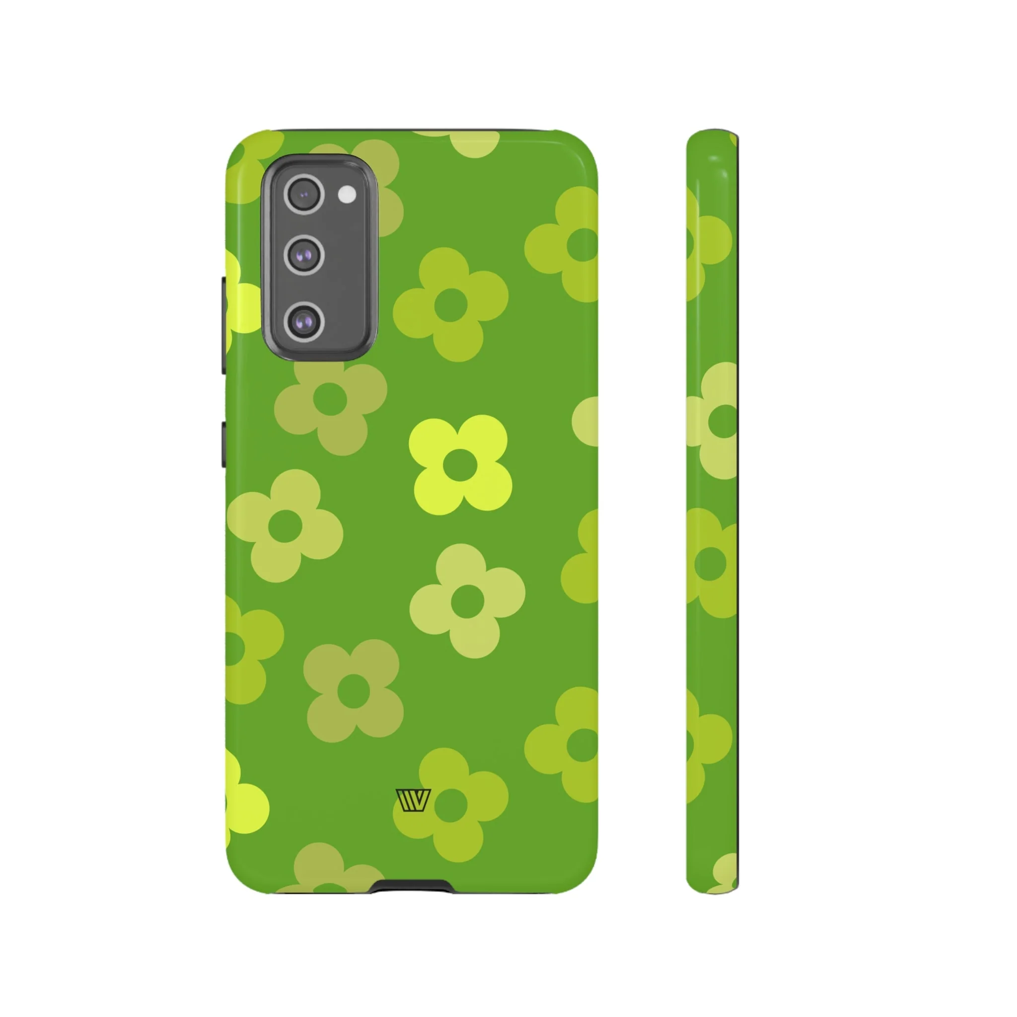 GREEN RETRO FLOWERS | Tough Phone Case - Image 50