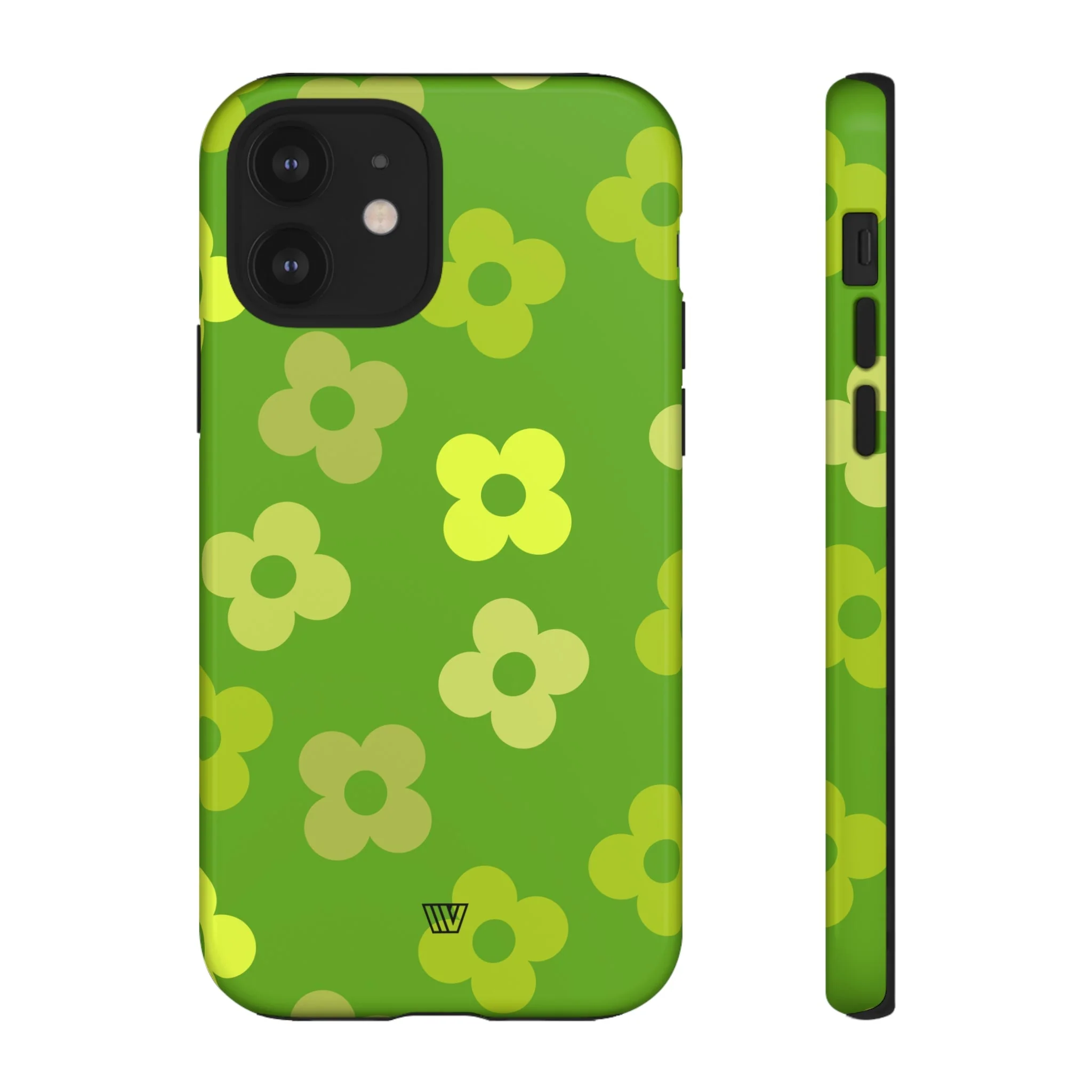 GREEN RETRO FLOWERS | Tough Phone Case - Image 52