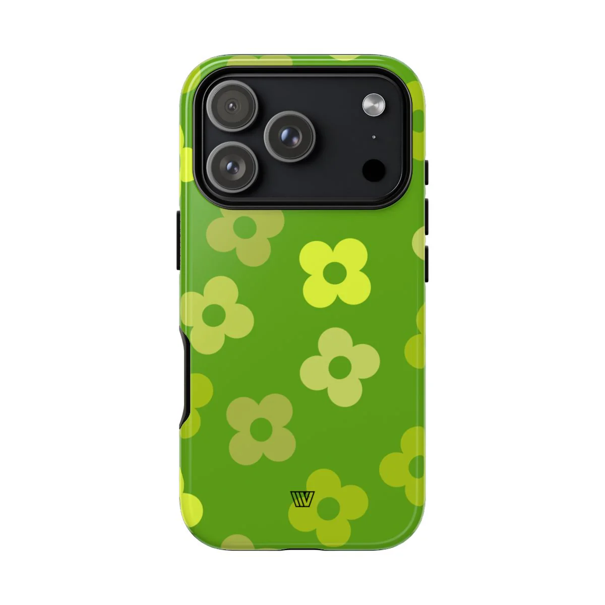 GREEN RETRO FLOWERS | Tough Phone Case - Image 63
