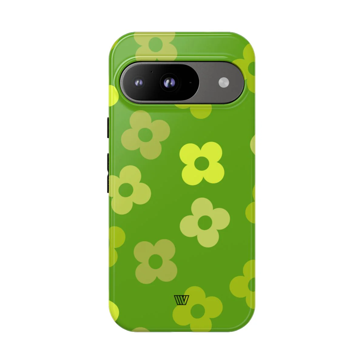 GREEN RETRO FLOWERS | Tough Phone Case - Image 82