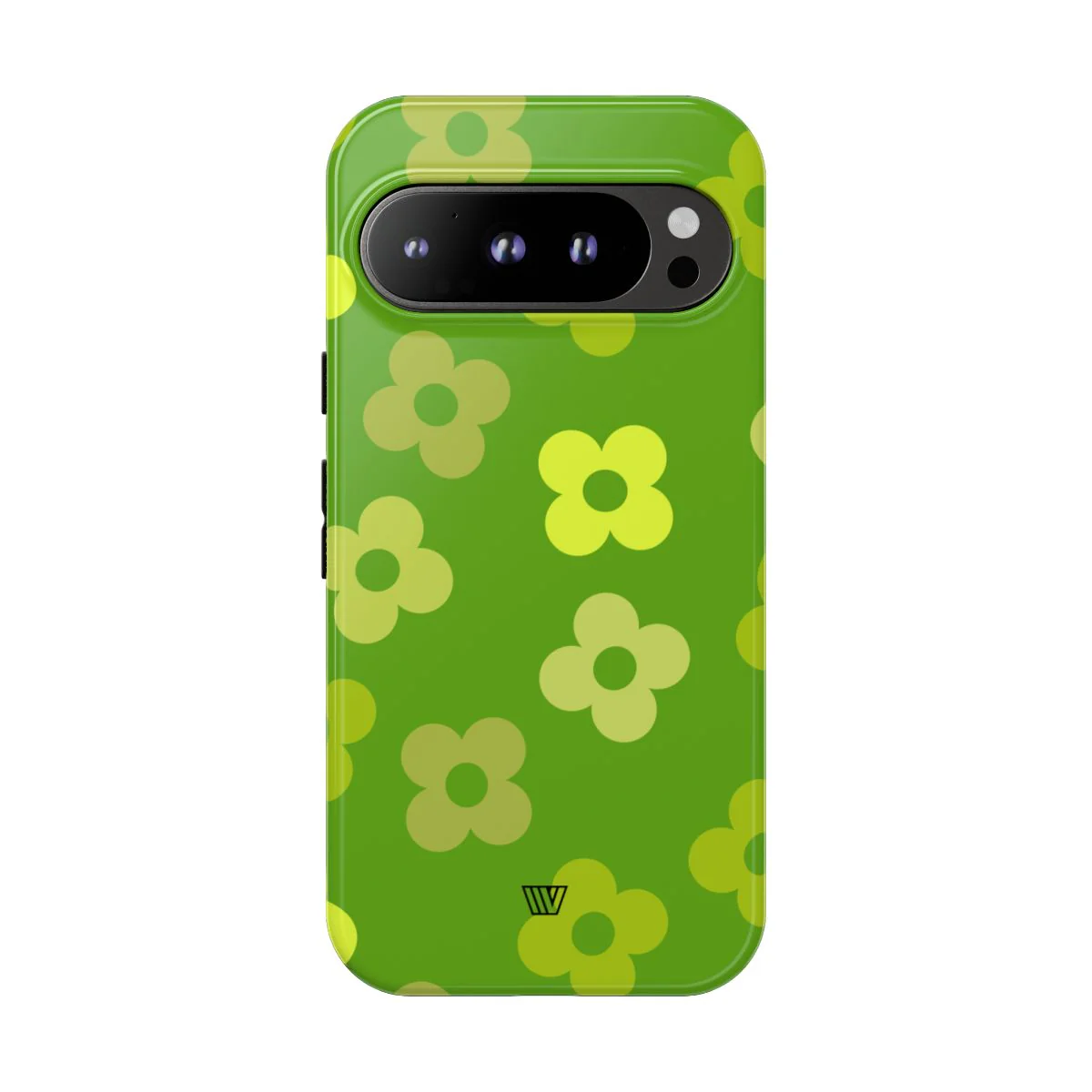 GREEN RETRO FLOWERS | Tough Phone Case - Image 84