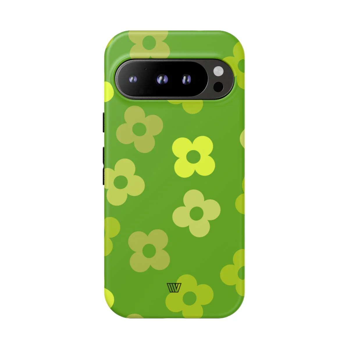 GREEN RETRO FLOWERS | Tough Phone Case - Image 85